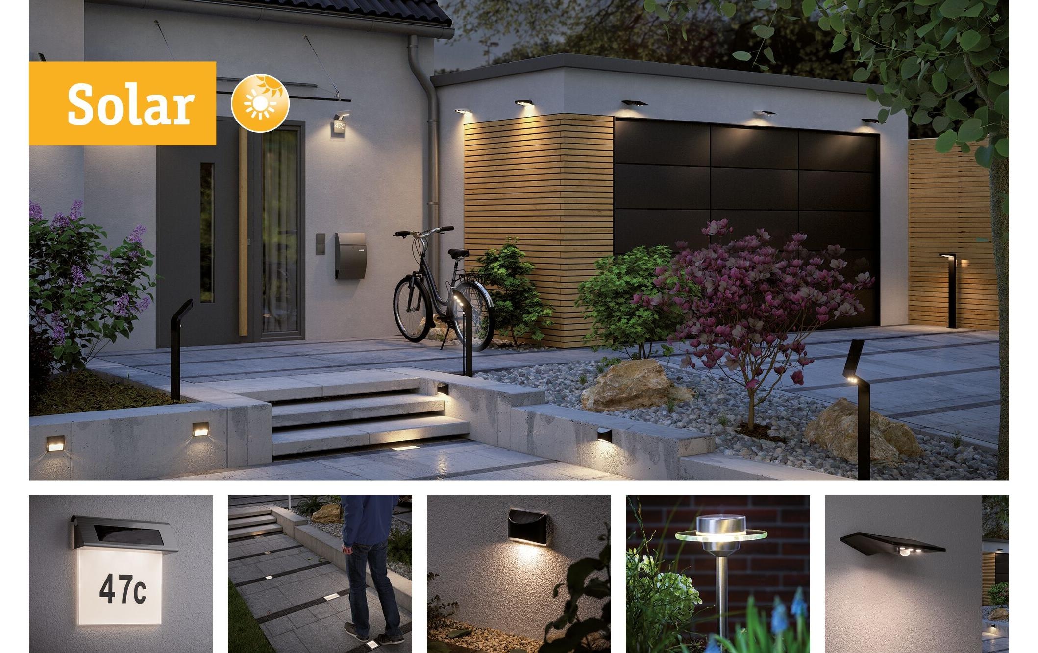 Paulmann LED Sockelleuchte »LED Solarspi«, 1 flammig