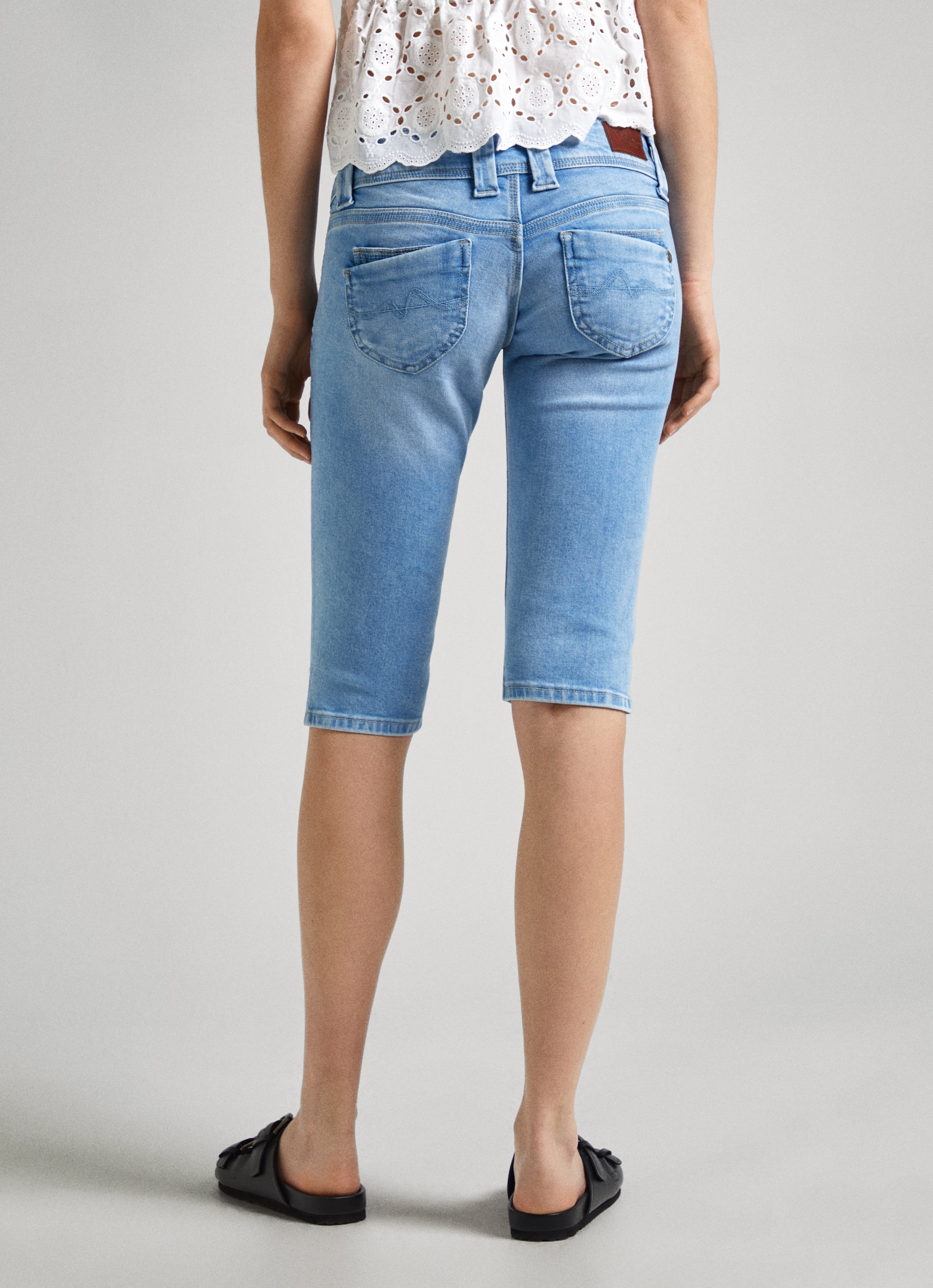 Pepe Jeans Slim-fit-Jeans »Shorts SLIM CROP LW«