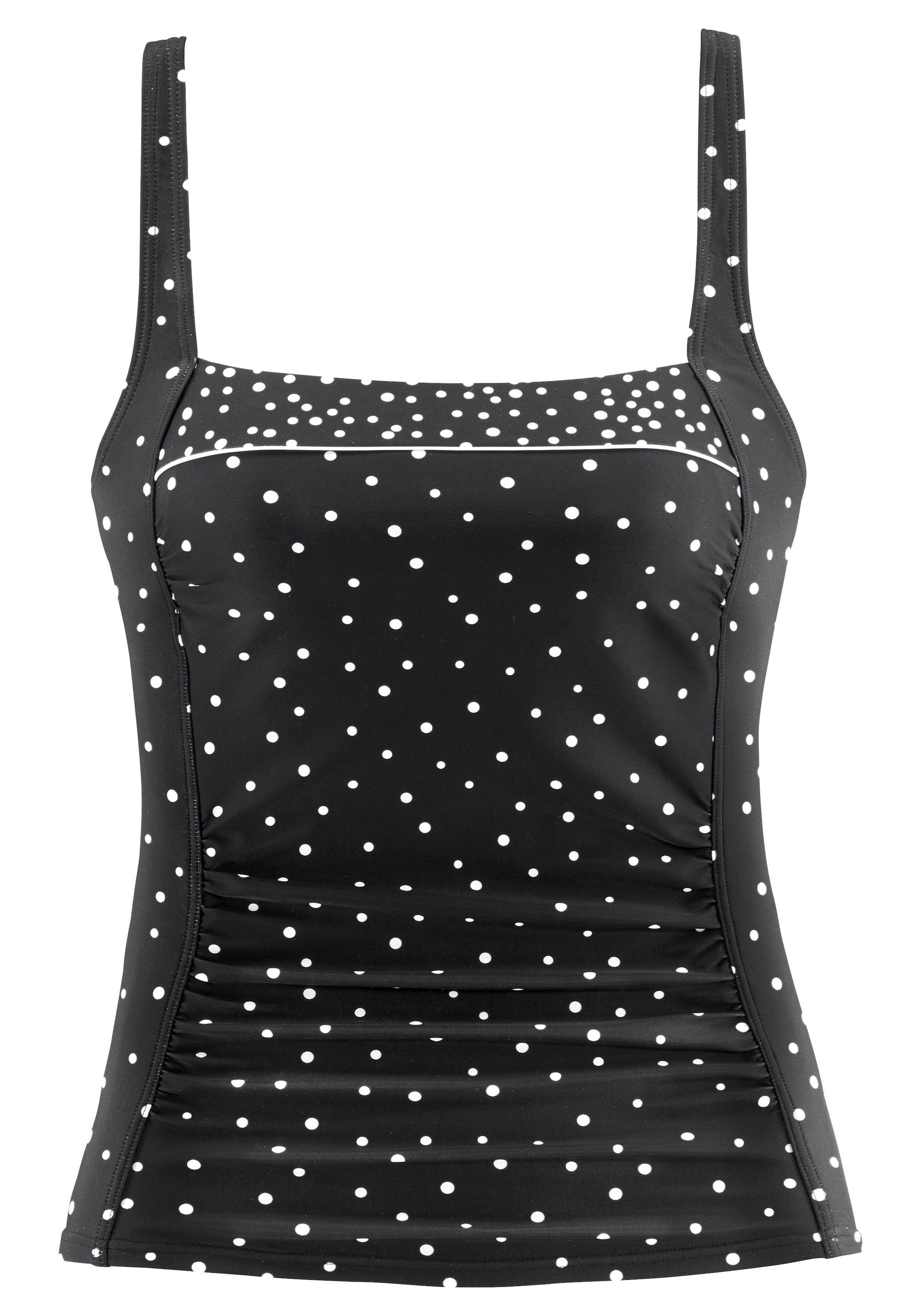 LASCANA Tankini-Top »Leona«, mit Pünktchenprint