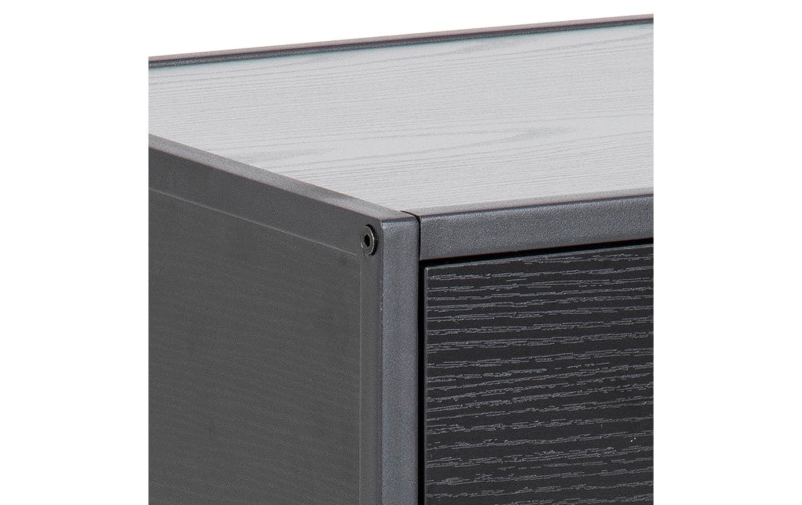 AC Design Nachttisch »Seaford 42 x 35 x 63 cm Schwarz«