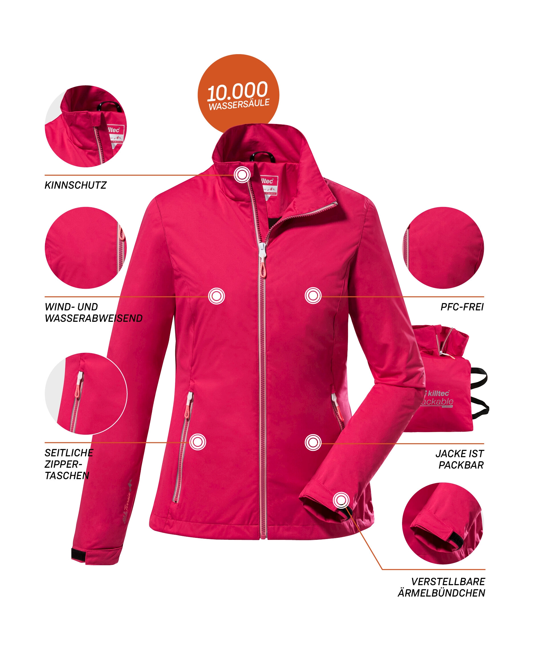 Killtec Softshelljacke »KOS 7 WMN SFTSHLL JCKT«