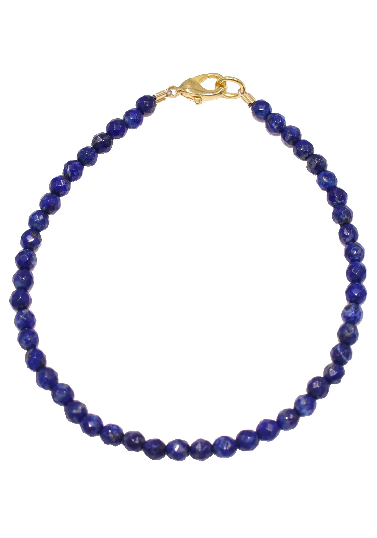Firetti Armband "Schmuck Geschenk Armschmuck Armkette Farbstein Edelstein" Made in Germany - mit Lapislazuli