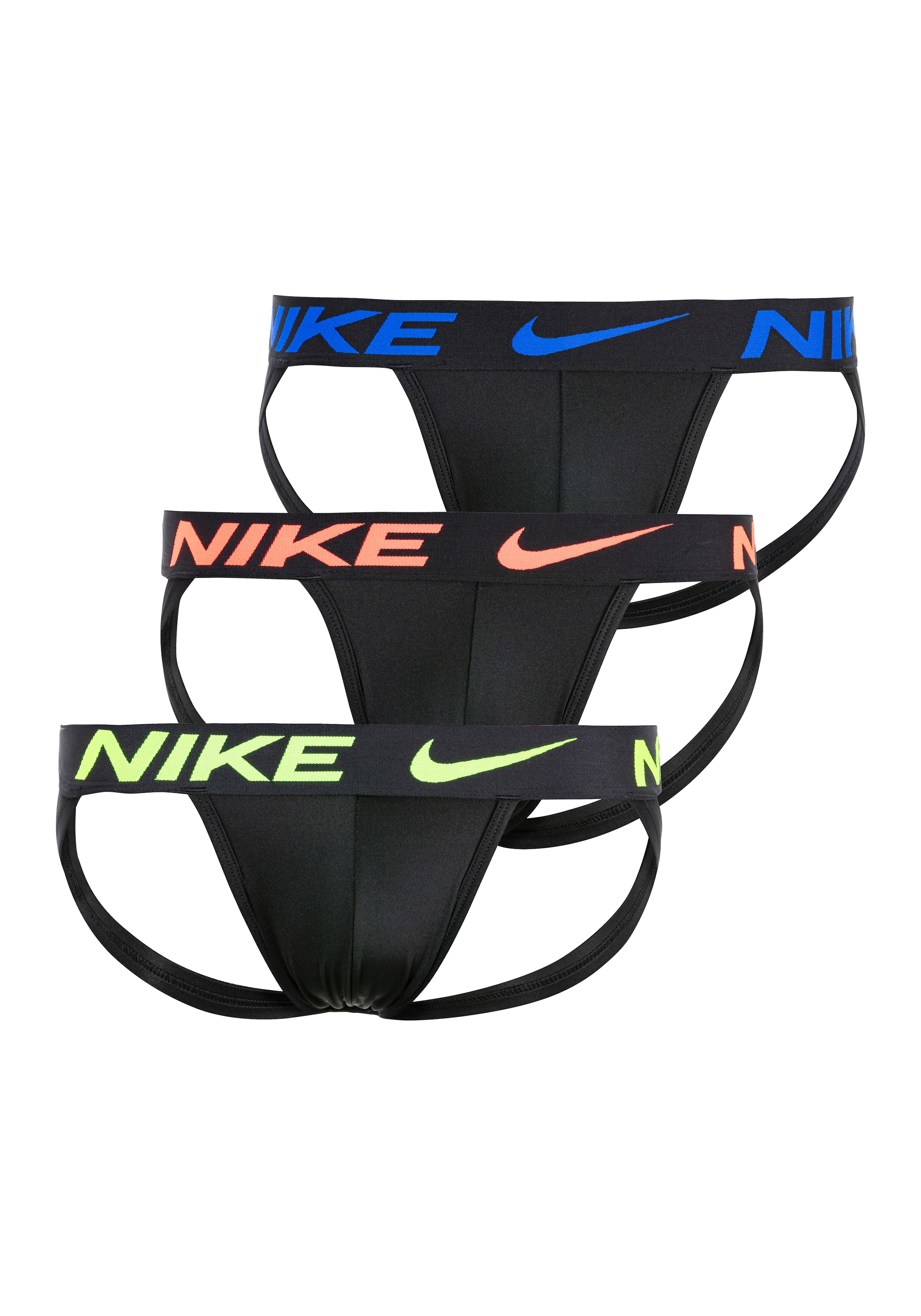 NIKE Underwear String »JOCK STRAP 3PK«, (Packung, 3 St., 3er), mit NIKE Logo-Elastikbund