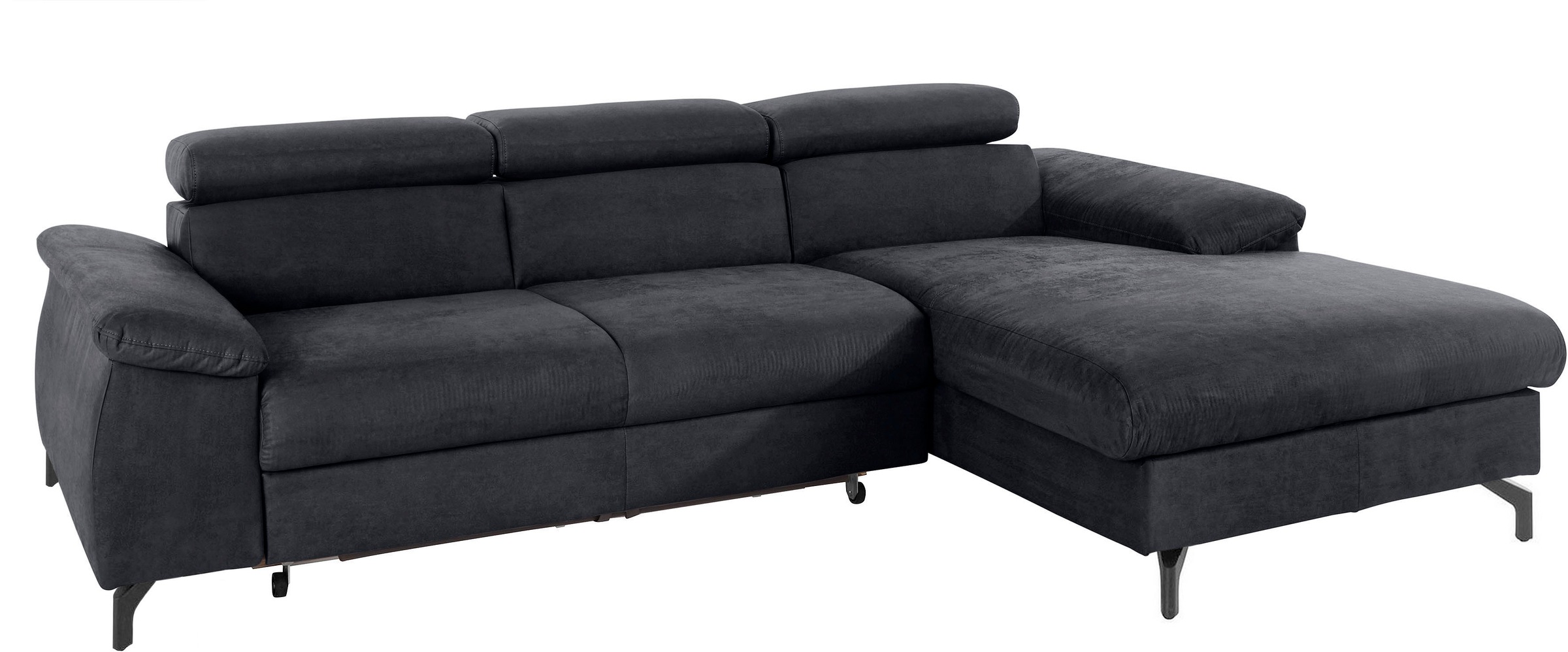 COTTA Ecksofa "Kitty L-Form, B: 242 cm" mit Kopfteilverstellung, optional Schlaffunktion & Bettkasten