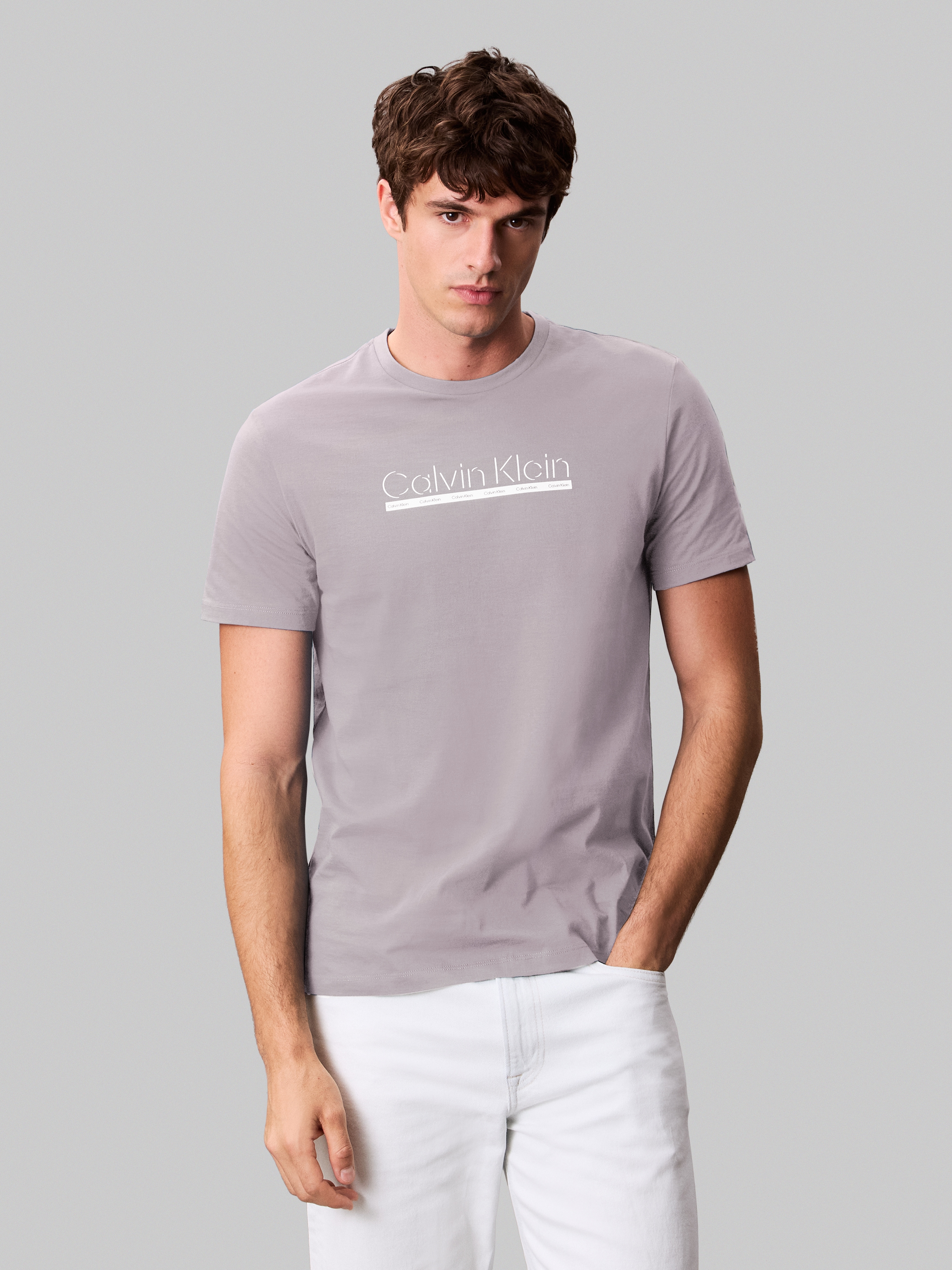 Calvin Klein T-Shirt »SS 30s E SPRTSWR 2 G« mit Logo-Schriftzug