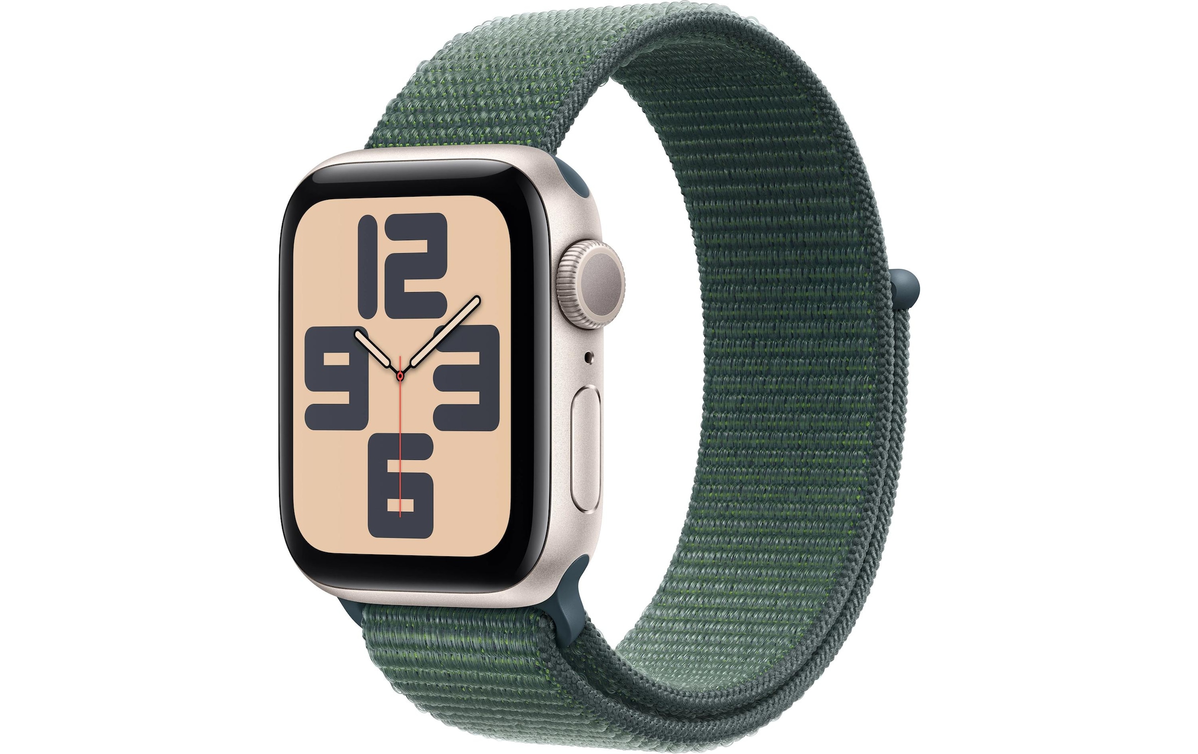 Apple Watch SE (2024), 40 mm, GPS, Sport Loop, Polarstern