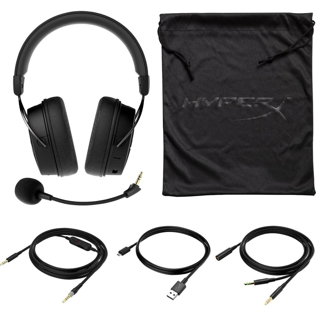 HyperX Gaming-Headset »Cloud MIX Wired Bluetooth«, Bluetooth, Hi-Res-Rauschunterdrückung-Mikrofon abnehmbar