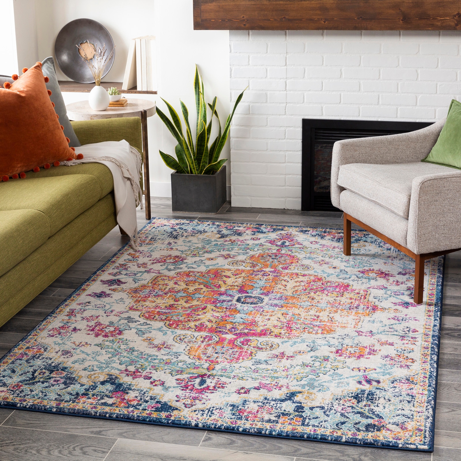 Livabliss Teppich »MUNICH«, rechteckig, 11 mm Höhe, Vintage Orientteppich, Kurzflor Boho Wohnzimmerteppich, Läufer