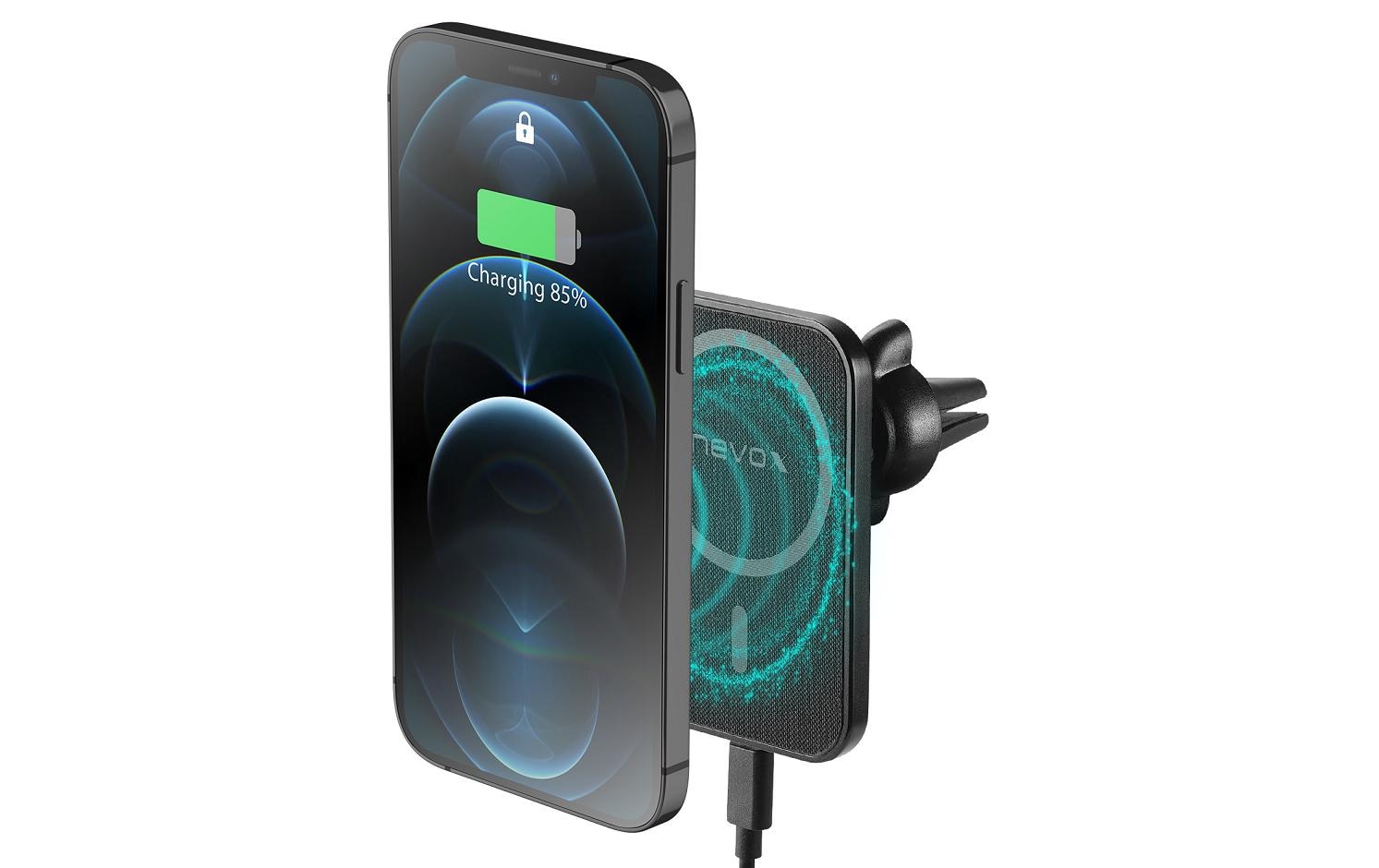 nevox Smartphone-Halterung »MagSafe Fast Car Charger 15W«