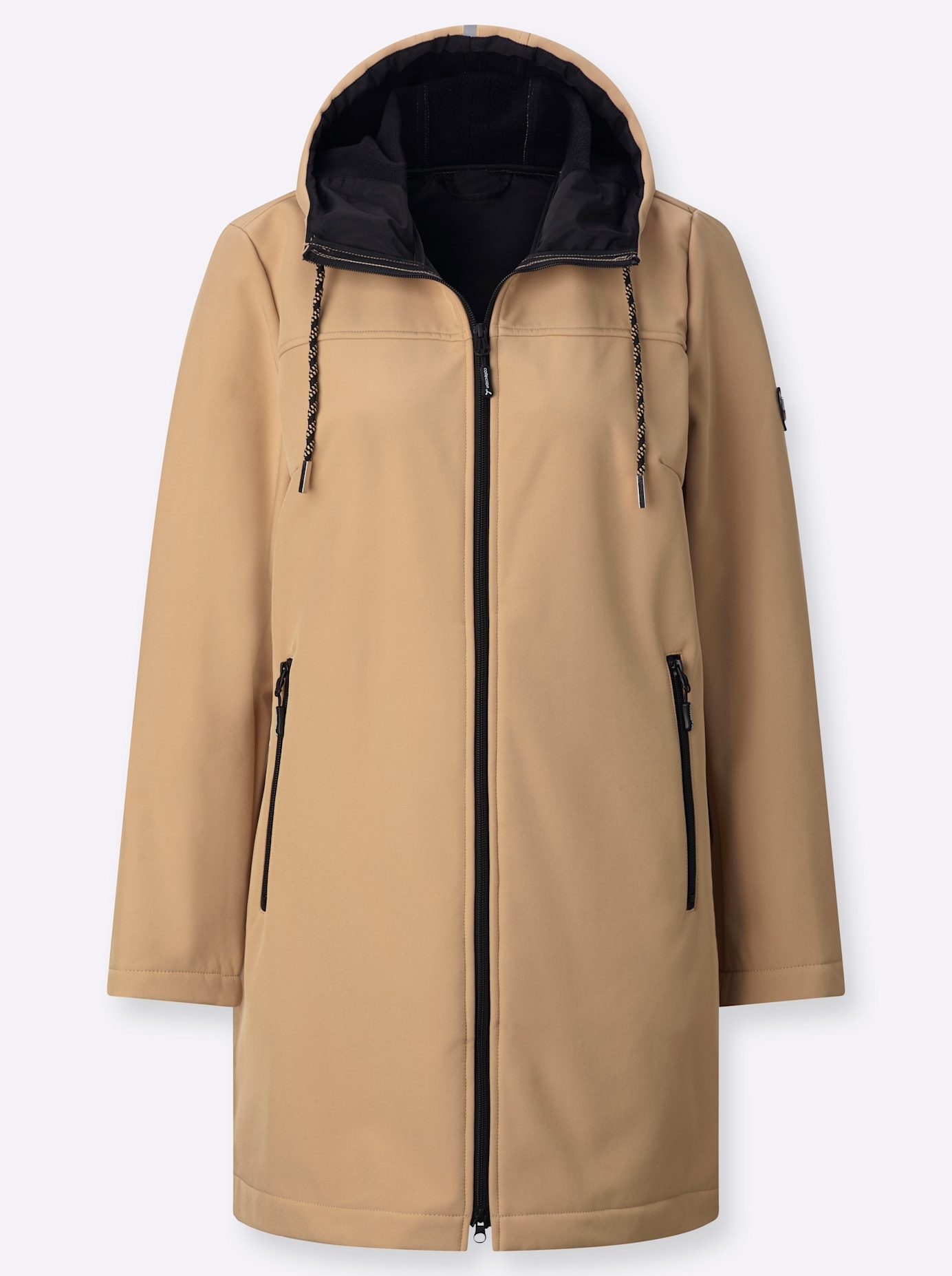 Casual Looks Softshelljacke, mit Kapuze