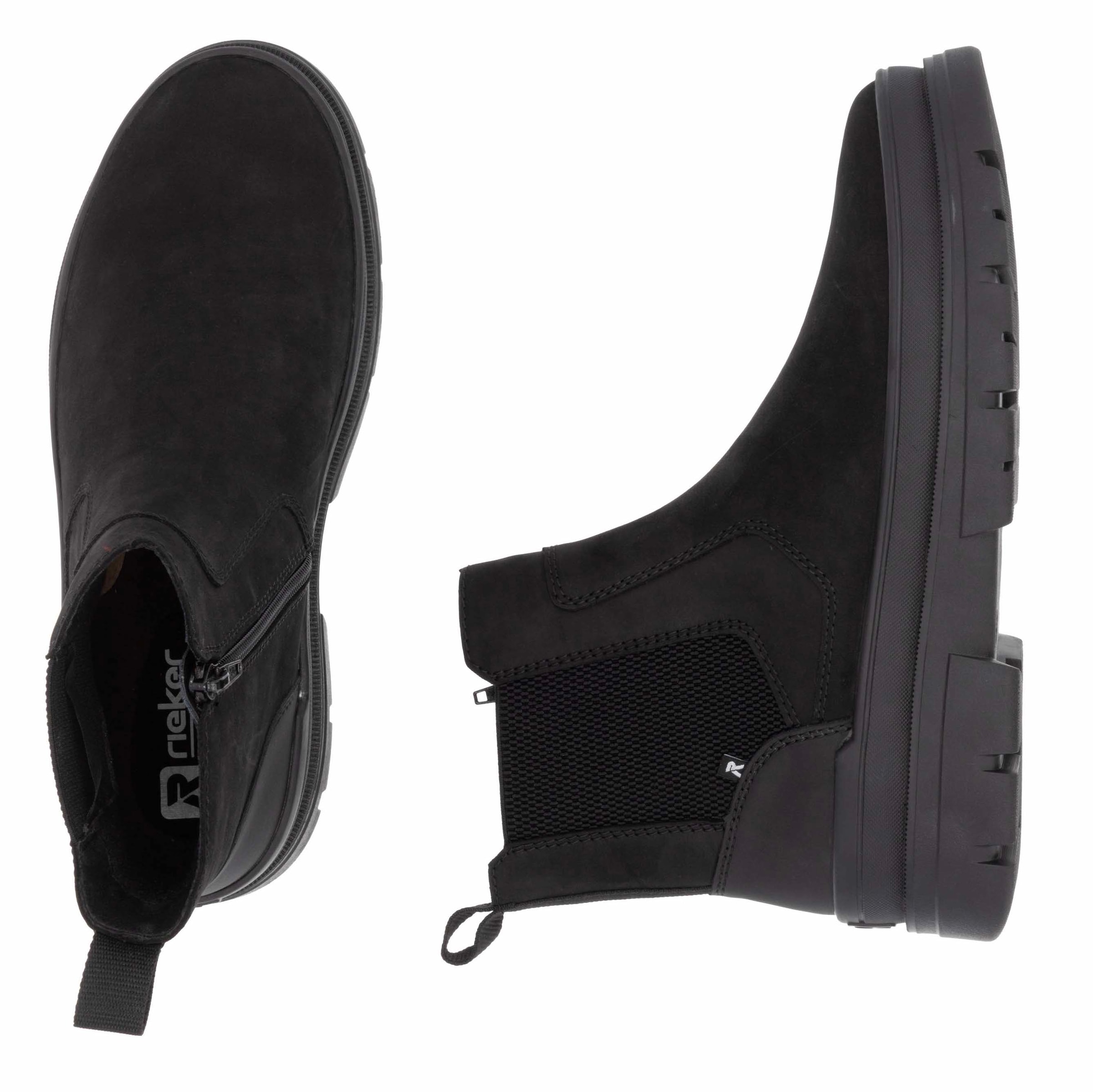 Rieker EVOLUTION Chelseaboots, Schlupfboots, Stiefelette mit praktischem Innenreissverschluss