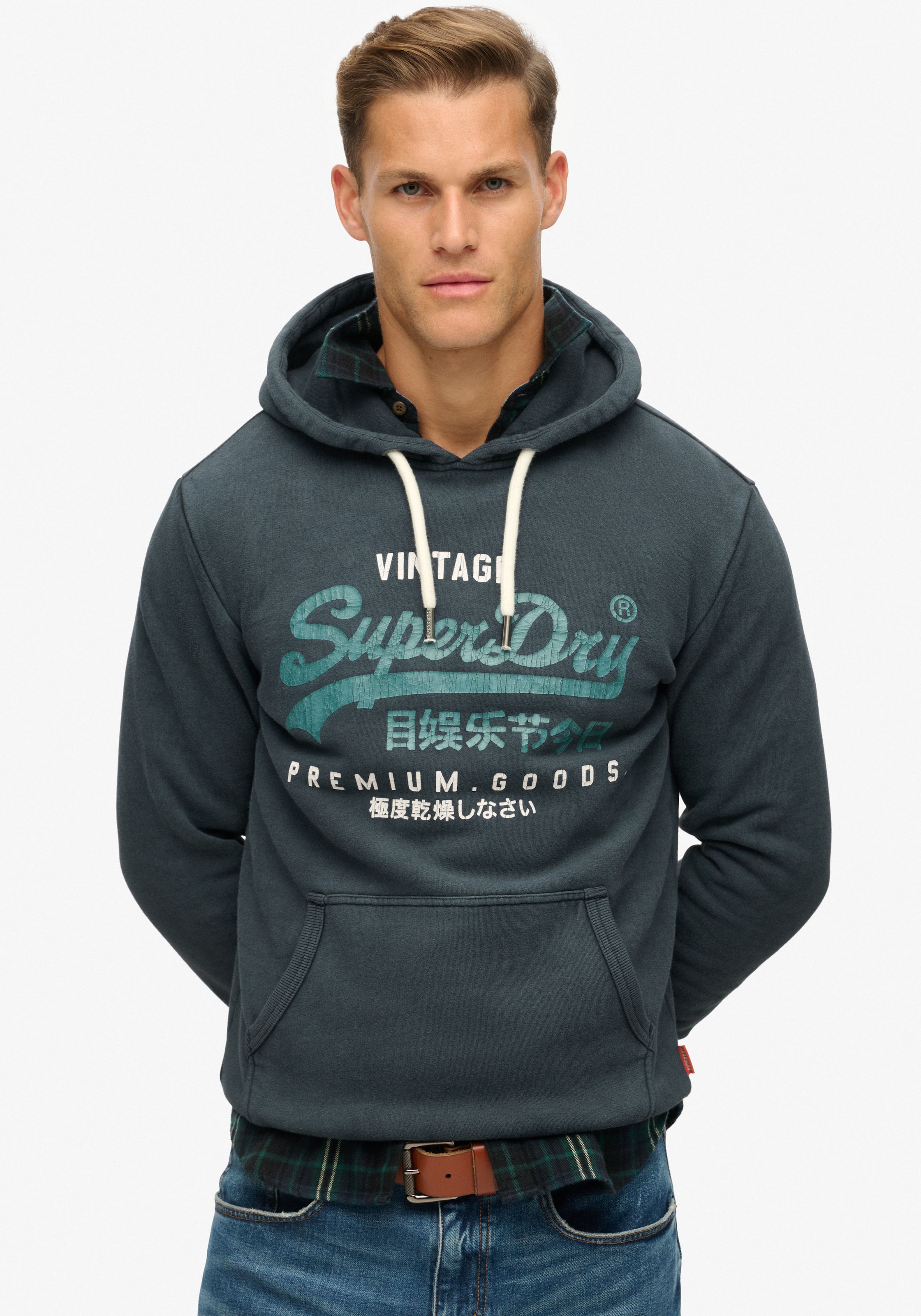 Superdry Kapuzensweatshirt »DUO VINTAGE LOGO HOODIE«