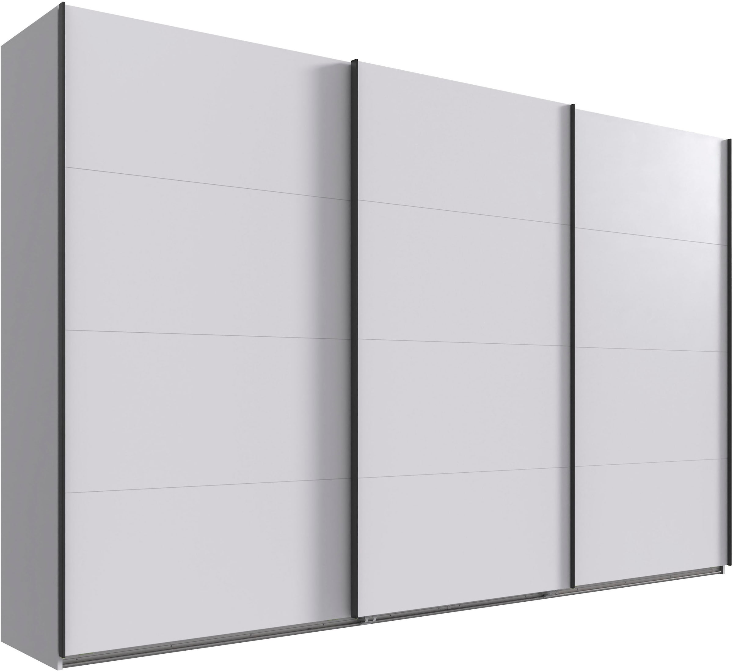 Wimex Kleiderschrank »Mugano, Made in Germany, Lieferung bis in Deine Etage und Stellort« wähle Deine Ausstattung: Basic oder Premium!, 3 Schwebetüren, grosse Grössen, mit oder ohne Spiegel, Metallgriffe