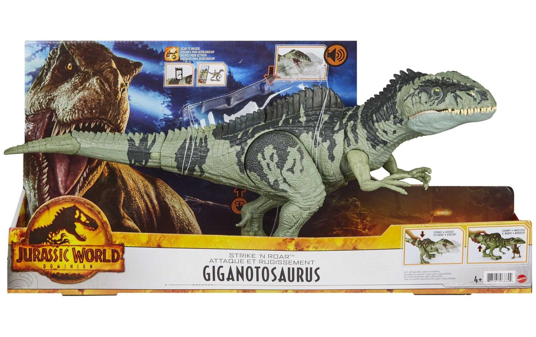 Mattel® Actionfigur »Jurassic World Strike N Roar Giant Dino«