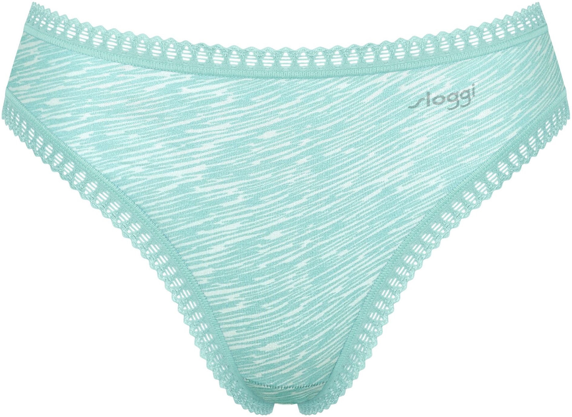 sloggi Slip »GO Crush High leg C3P«, (3er Pack), mit Spitzendetails