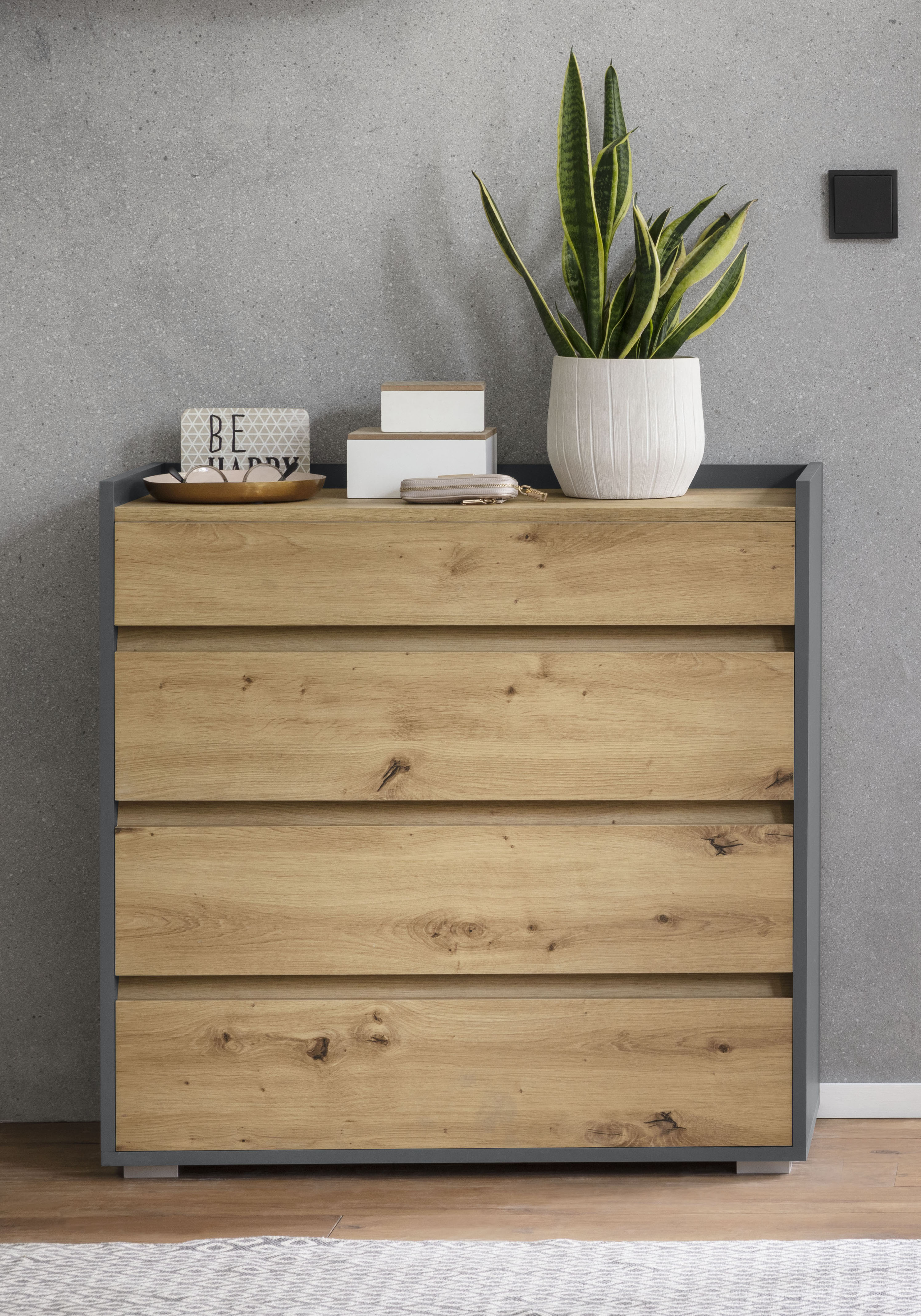 Kommode »Kosmo«, Breite 80 cm, 4 Schubkästen