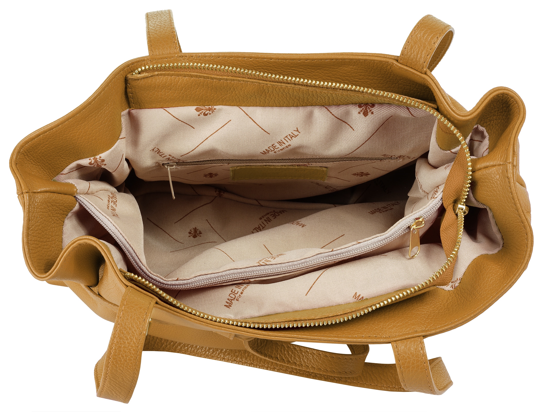 Samantha Look Henkeltasche, echt Leder, Made in Italy
