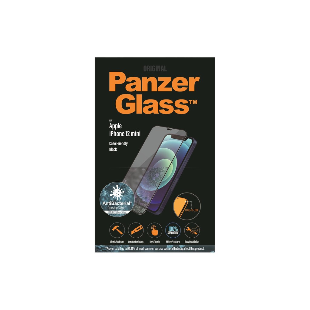PanzerGlass Displayschutzglas »Displayschutz Case«, für iPhone 12 mini