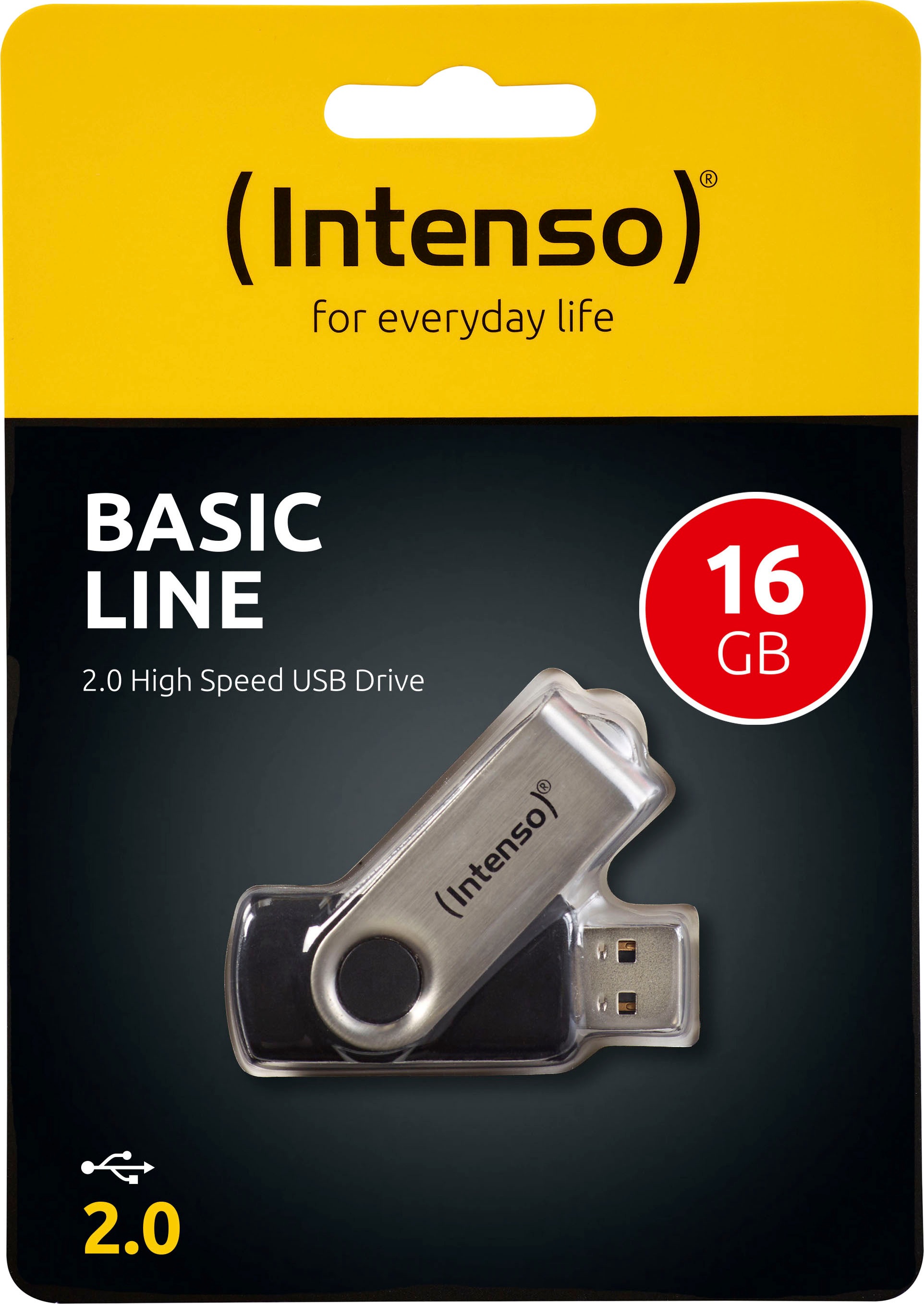 Intenso USB-Stick »Basic Line«, (Lesegeschwindigkeit 28 MB/s)