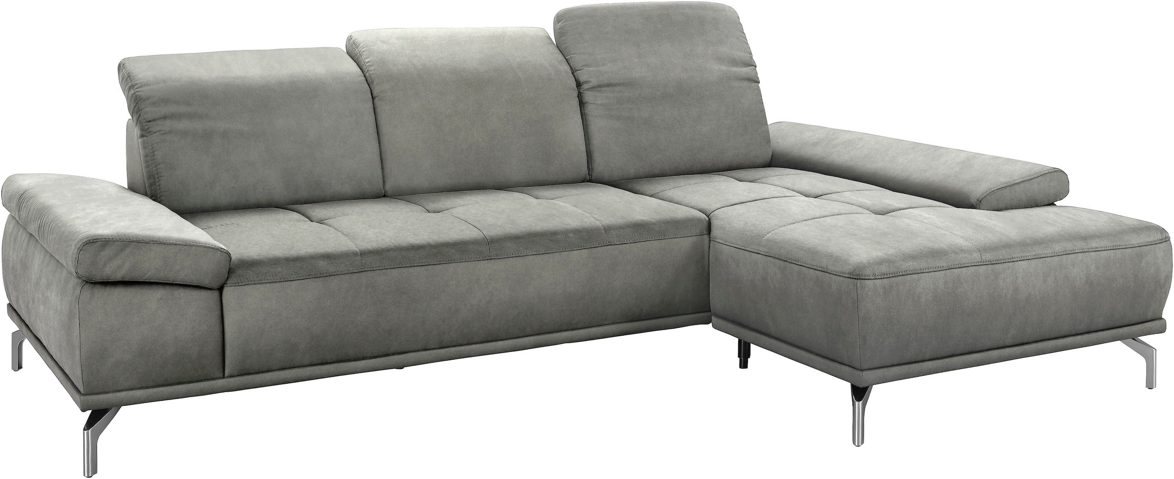 Places of Style Ecksofa »Caluna«, Inkl.Sitztiefenverstellung, wahlweise mit Kopf- und Armteilverstellung