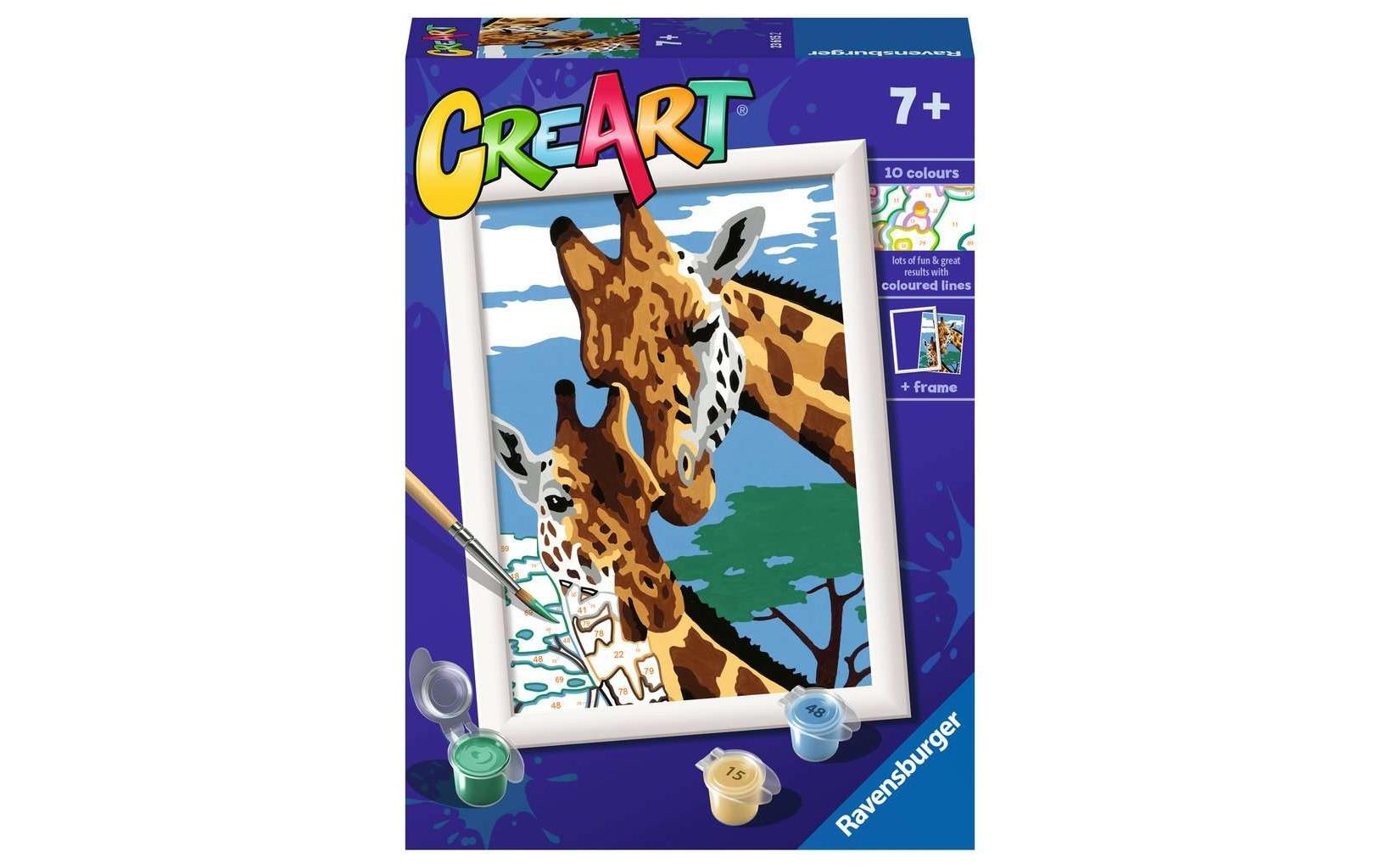 Ravensburger Malen nach Zahlen »CreArt: Cute Giraffes«