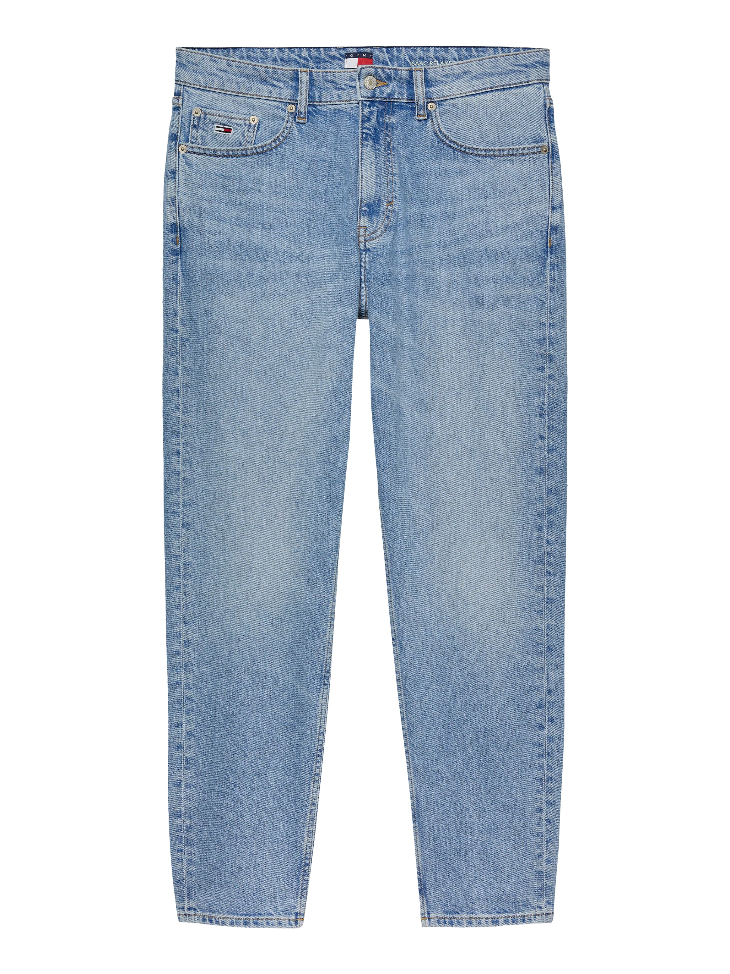 Tommy Jeans Gerade Jeans »Isaac Relaxed Tapered«, Mit Gürtelschlaufen