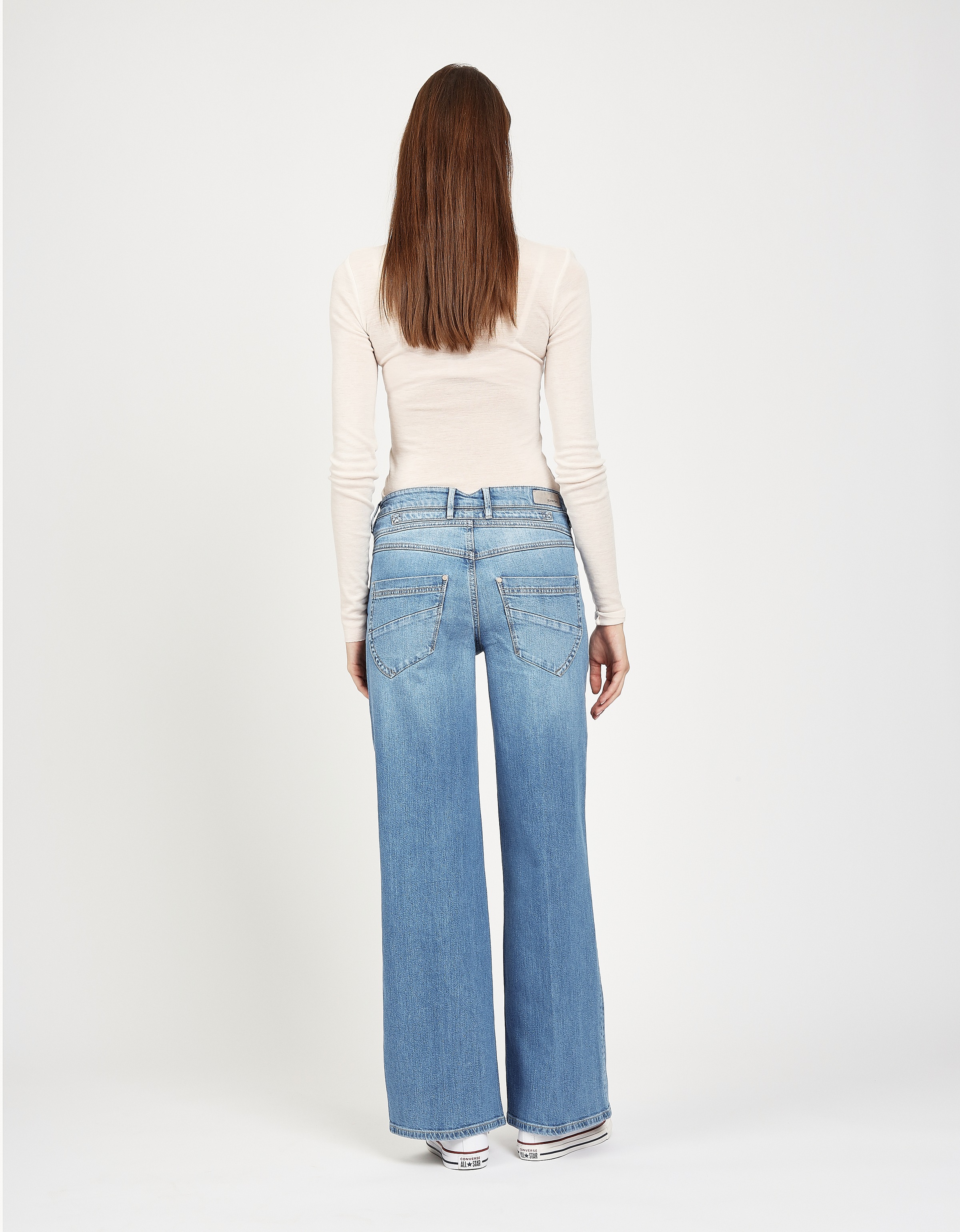 GANG Weite Jeans »94MEDINA WIDE«, mit Knopfverschluss