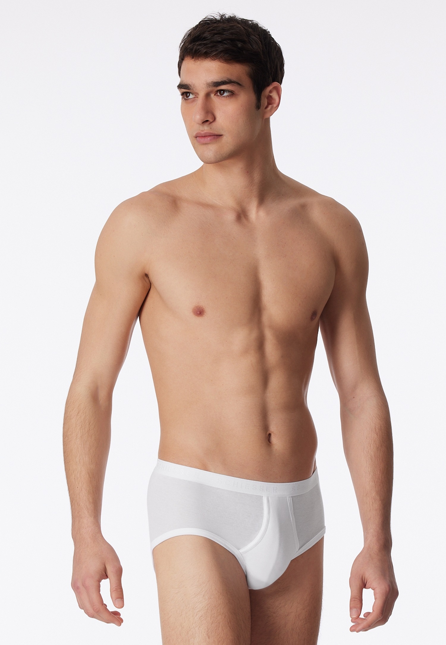 Schiesser Slip »"Original Classics"«, (2er Pack), mit Eingriff