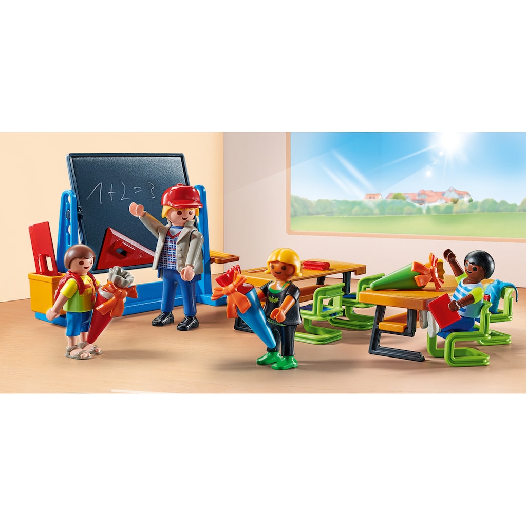 Playmobil® Konstruktions-Spielset »Erster Schultag (71036), City Life«, (46 St.)