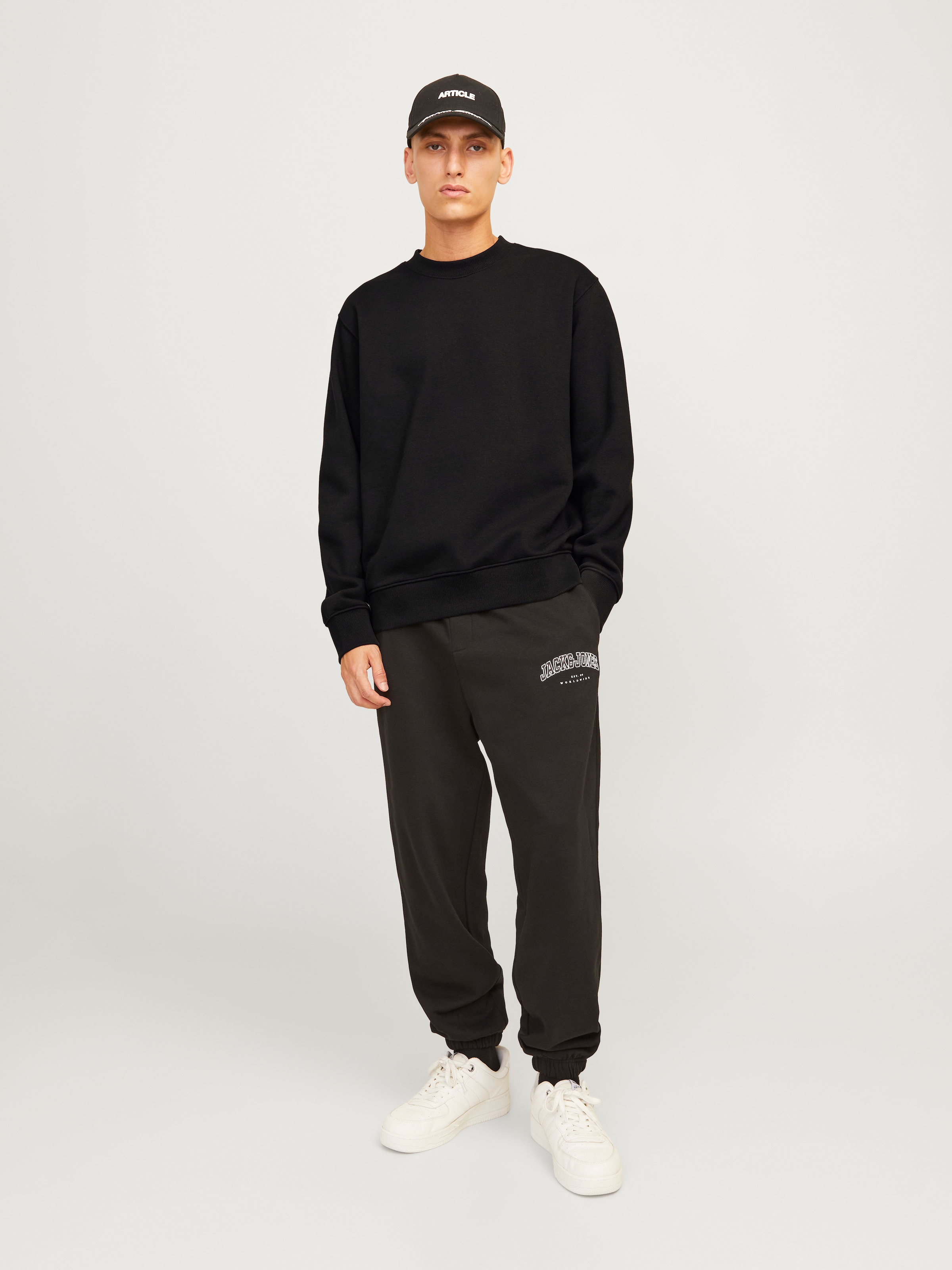 Jack & Jones Sweatshirt »JJEURBAN EDGE SWEAT CREW NECK NOOS«, mit Rippbündchen