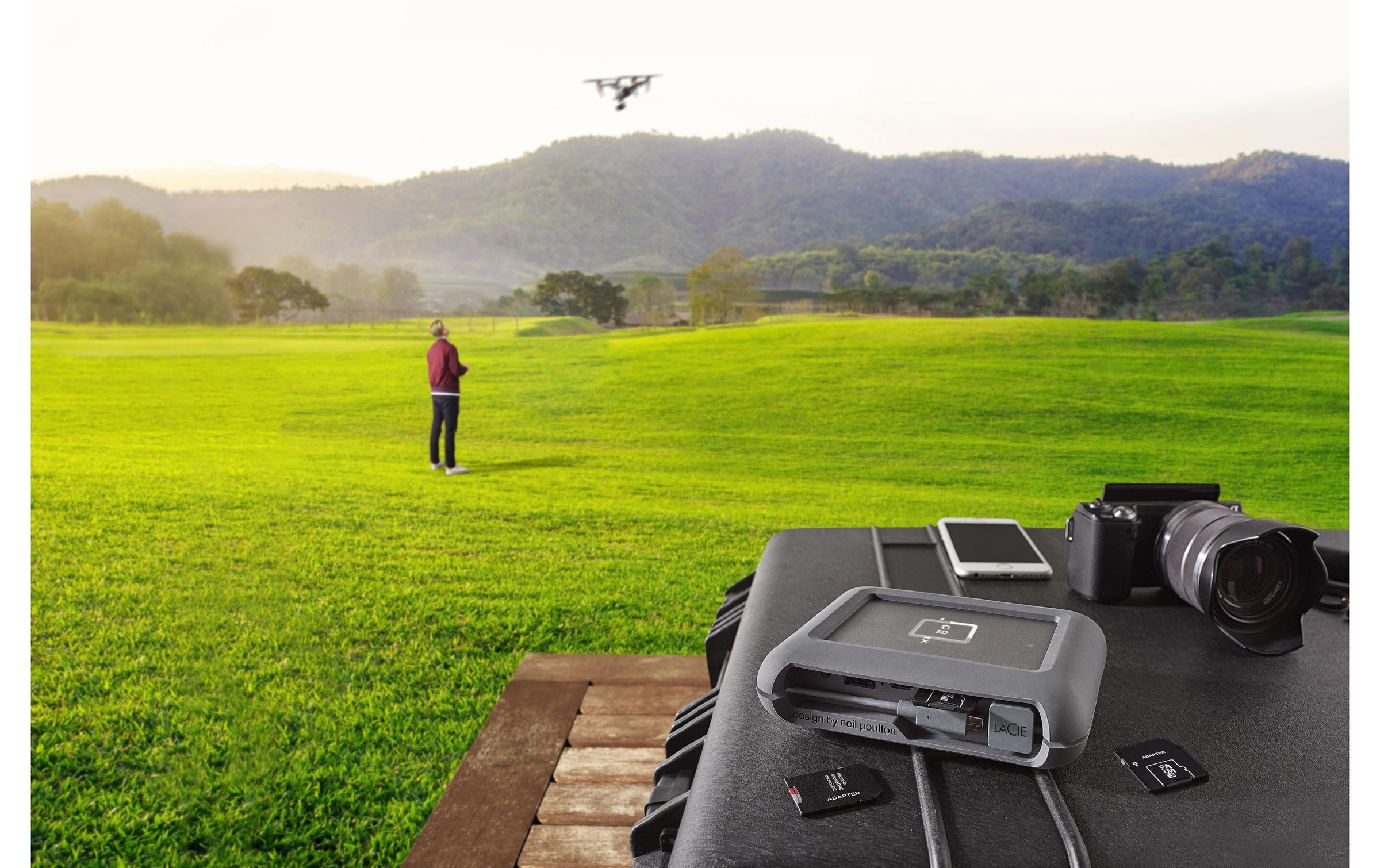 LaCie externe HDD-Festplatte »Externe Festplatte DJI Copilot 2 TB«
