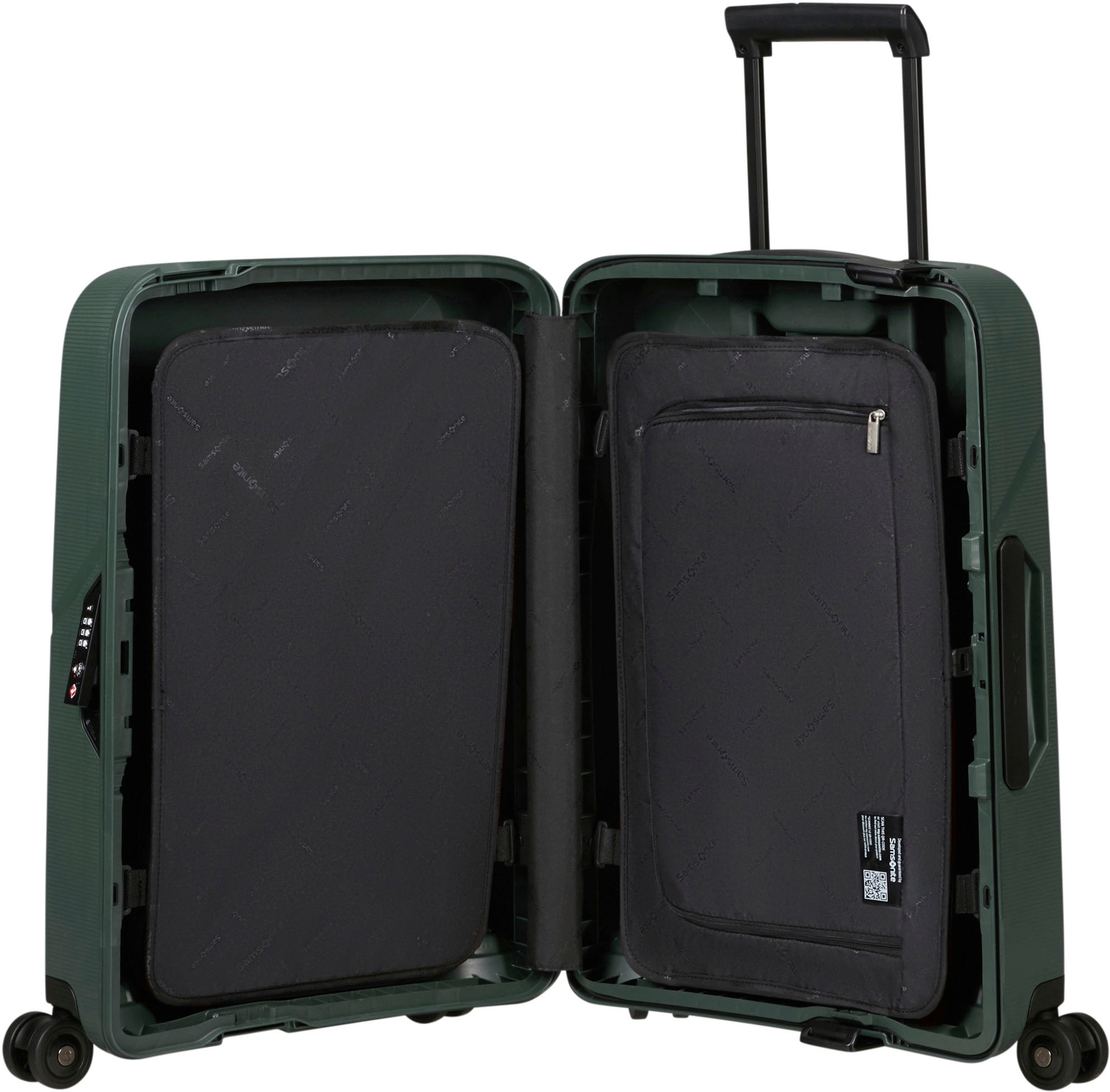 Samsonite Hartschalen-Trolley »MAGNUM ECO, verschiedene Grössen und Farben«, 4 Rollen, Reisekoffer Trolley Aufgabegepäck TSA-Zahlenschloss Made in Europe