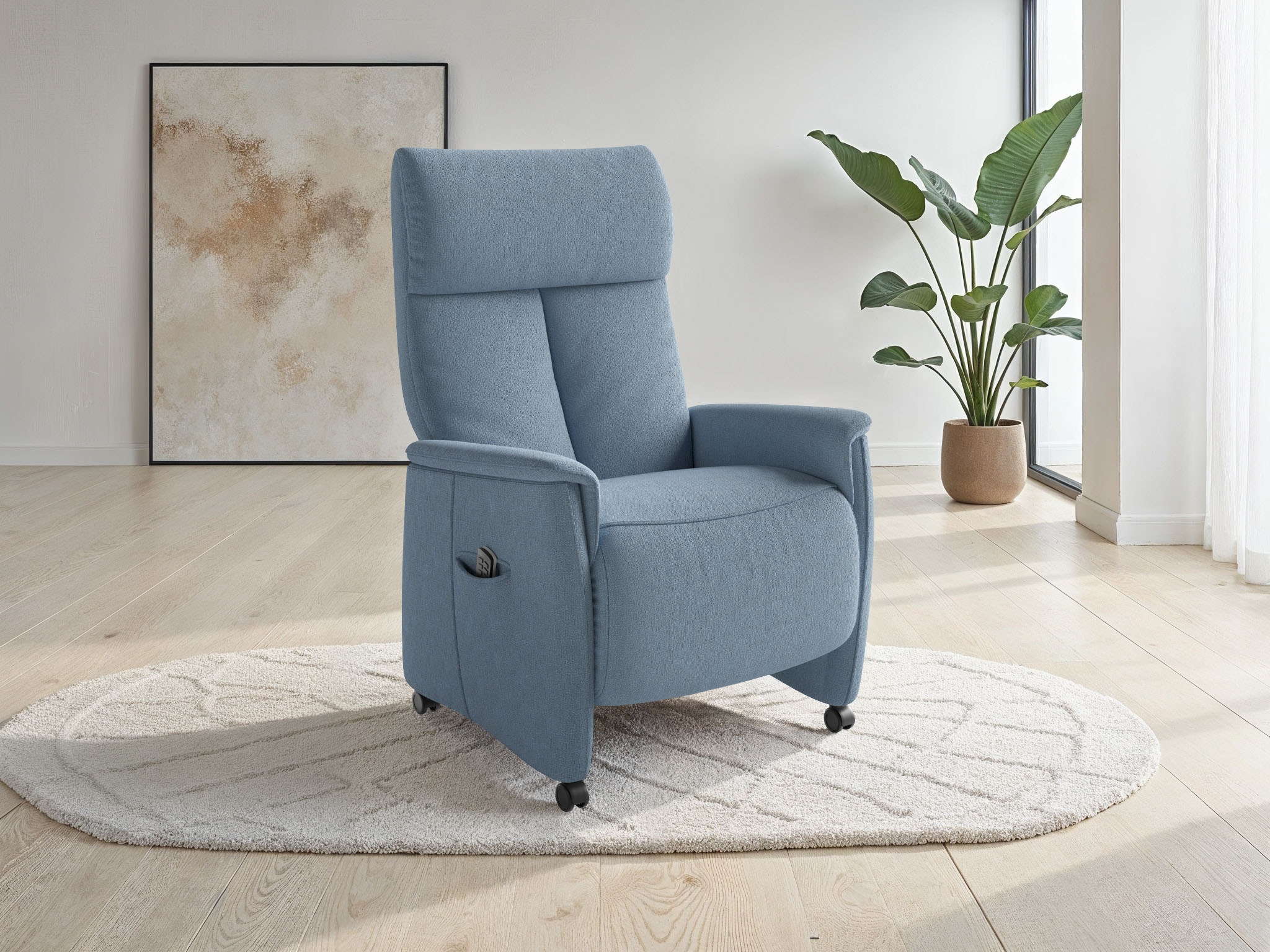 sit&more TV-Sessel "Cremona Comfort" wahlweise manuell oder elektrischer Funktion mit Akku