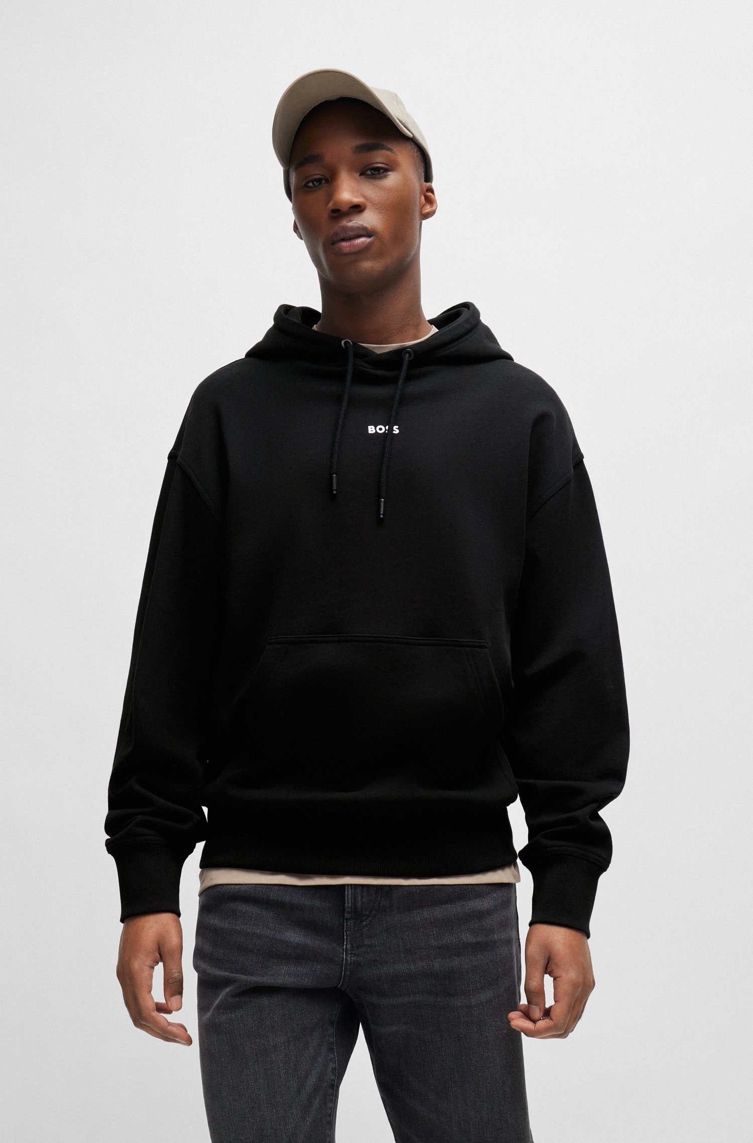 BOSS ORANGE Kapuzensweatshirt »WeSmallhood«, mit Kängurutasche