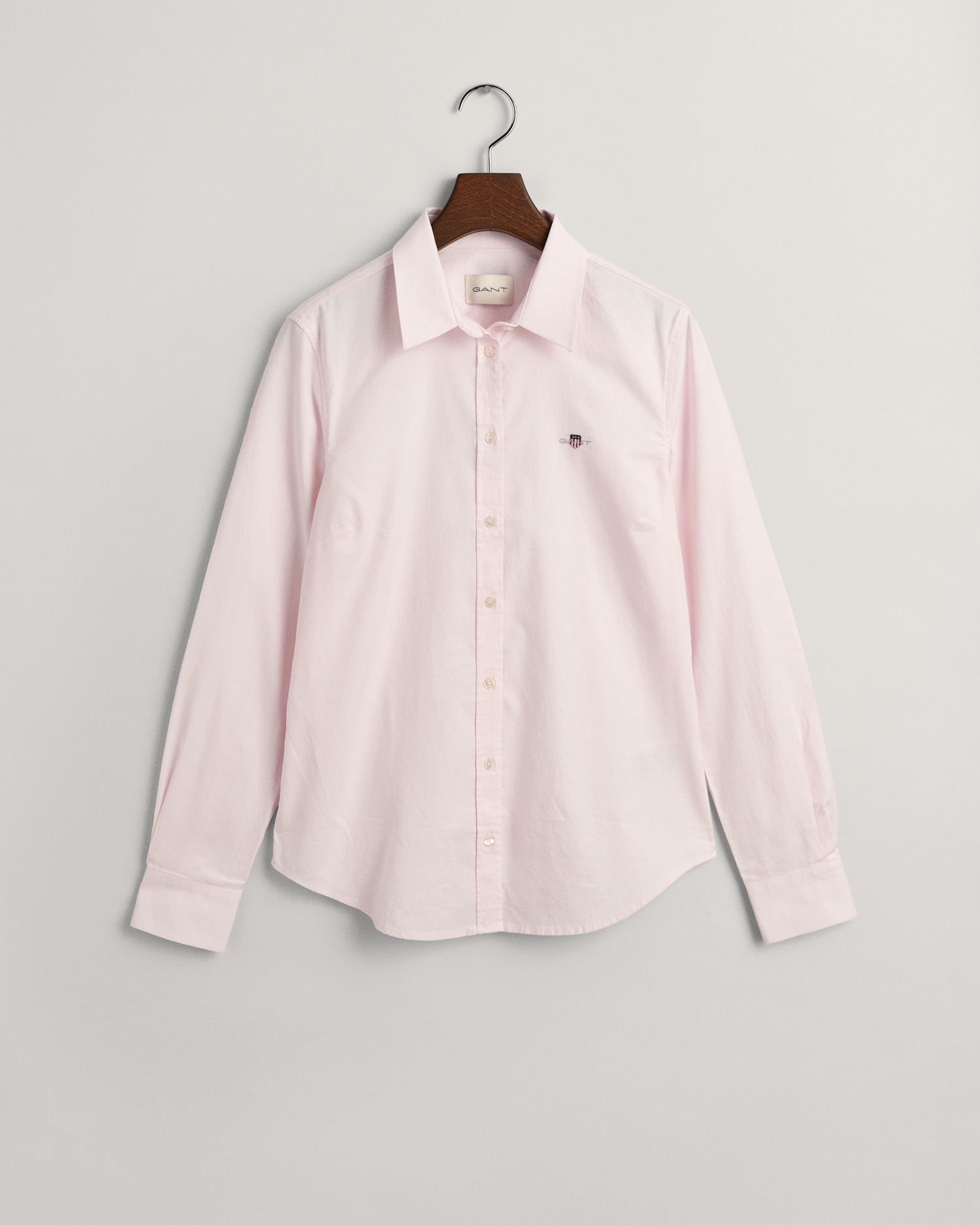 Gant Langarmbluse »New Slim Stretch Oxford Blouse«, für bequemen Sitz u. Bewegungsfreiheit, New Slim Stretch, bügelfrei