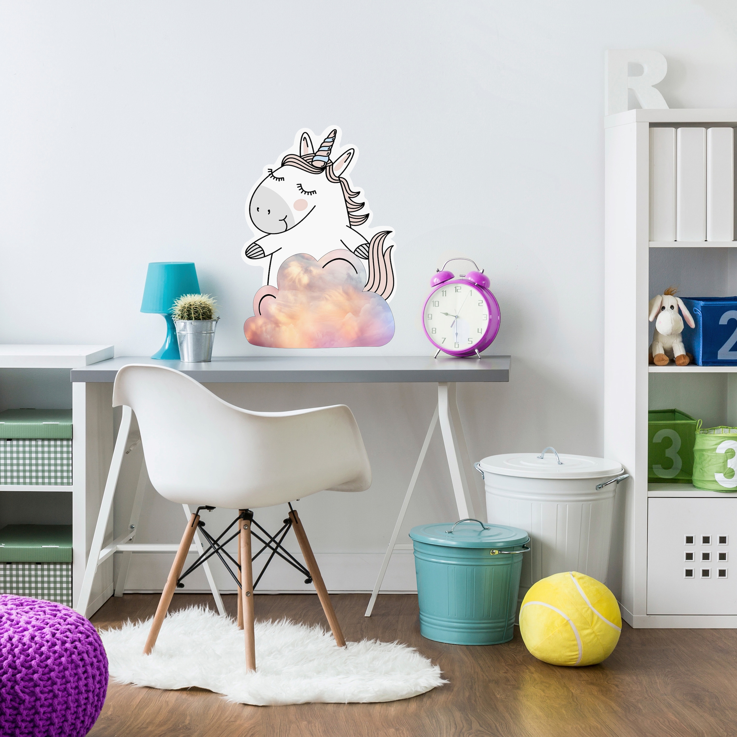 ✵ MySpotti Wandsticker »Memo Kids Unicorn«, (1 St.), mit  Whiteboard-Oberfläche online bestellen | Jelmoli-Versand