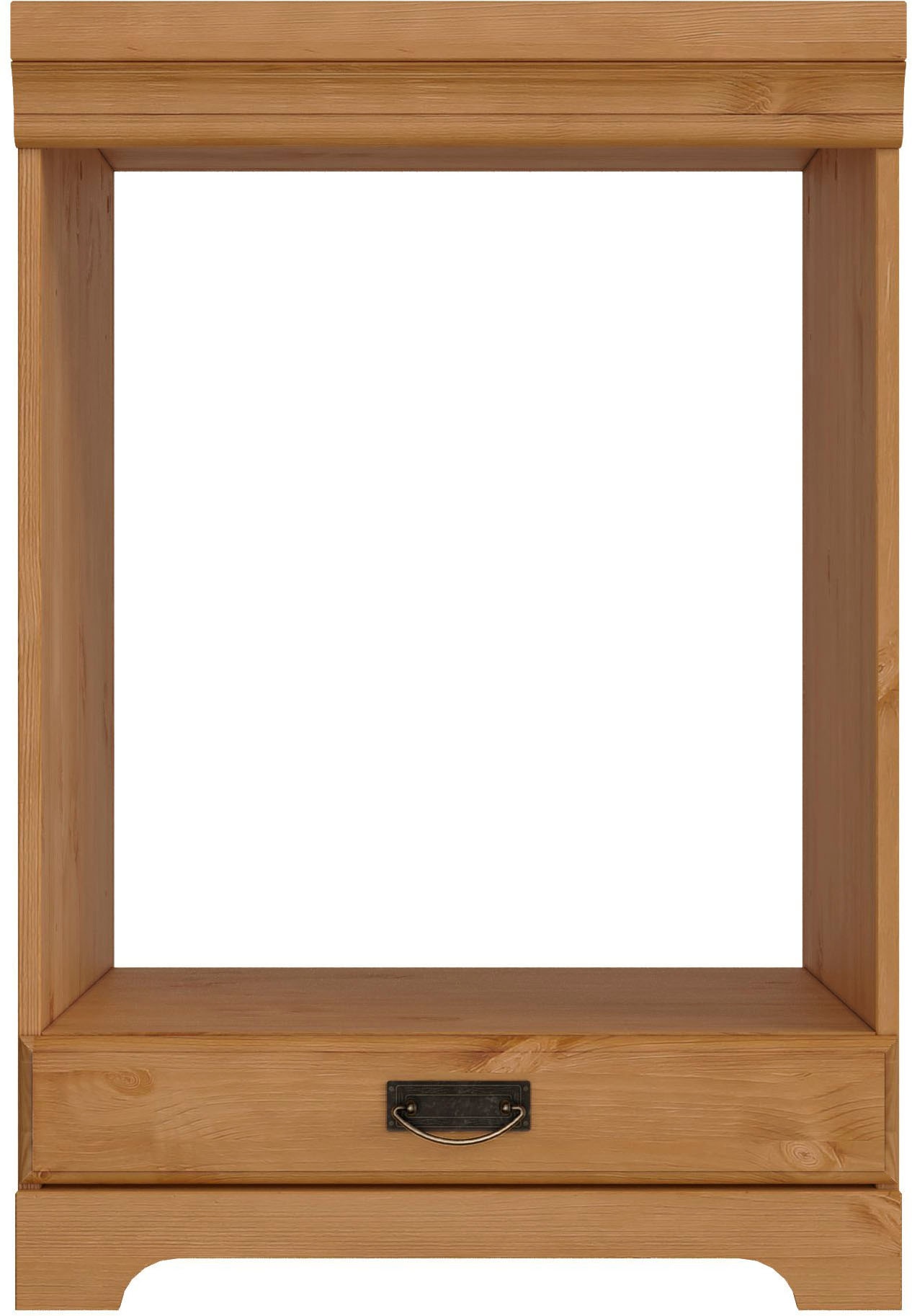 Home affaire Herdumbauschrank "Rügen" Breite 60 cm, Kiefer massiv, Nischenmass Herd B/T/H 56,7/54,2/60,5 cm