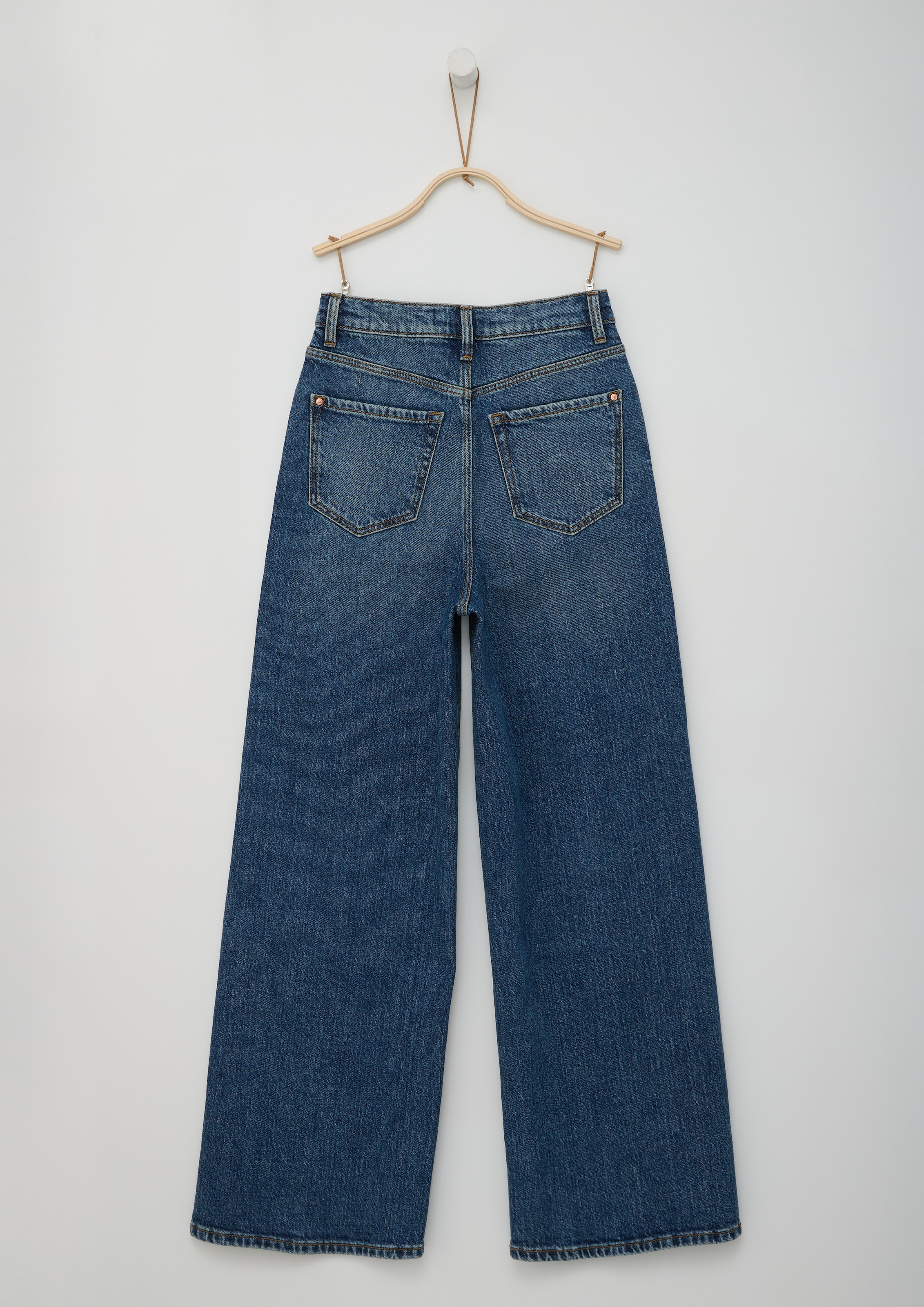 s.Oliver Junior Weite Jeans, im Five-Pocket Style