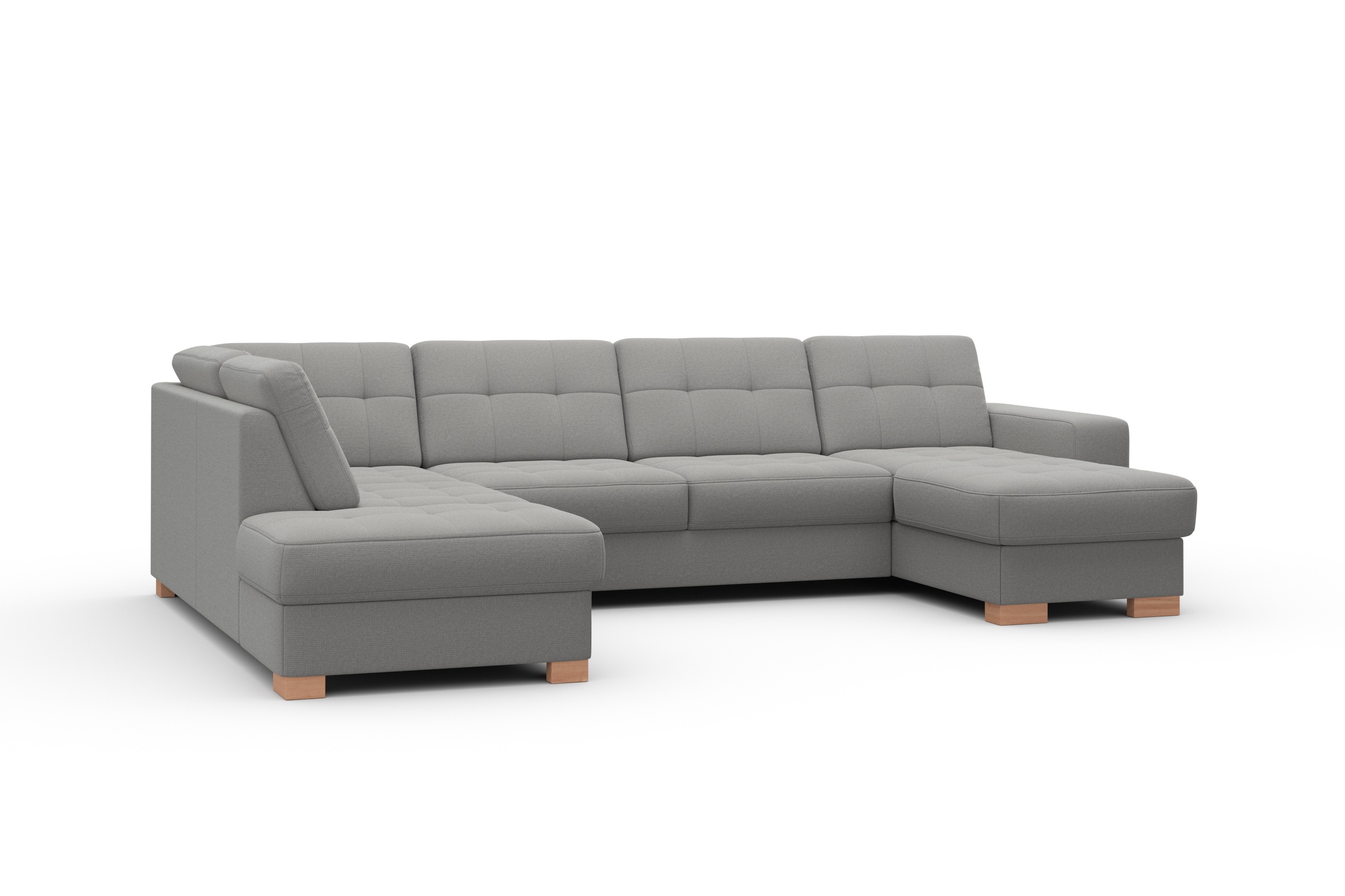 sit&more Wohnlandschaft »Quincy U-Form«, wahlweise mit Bettfunktion und Bettkasten