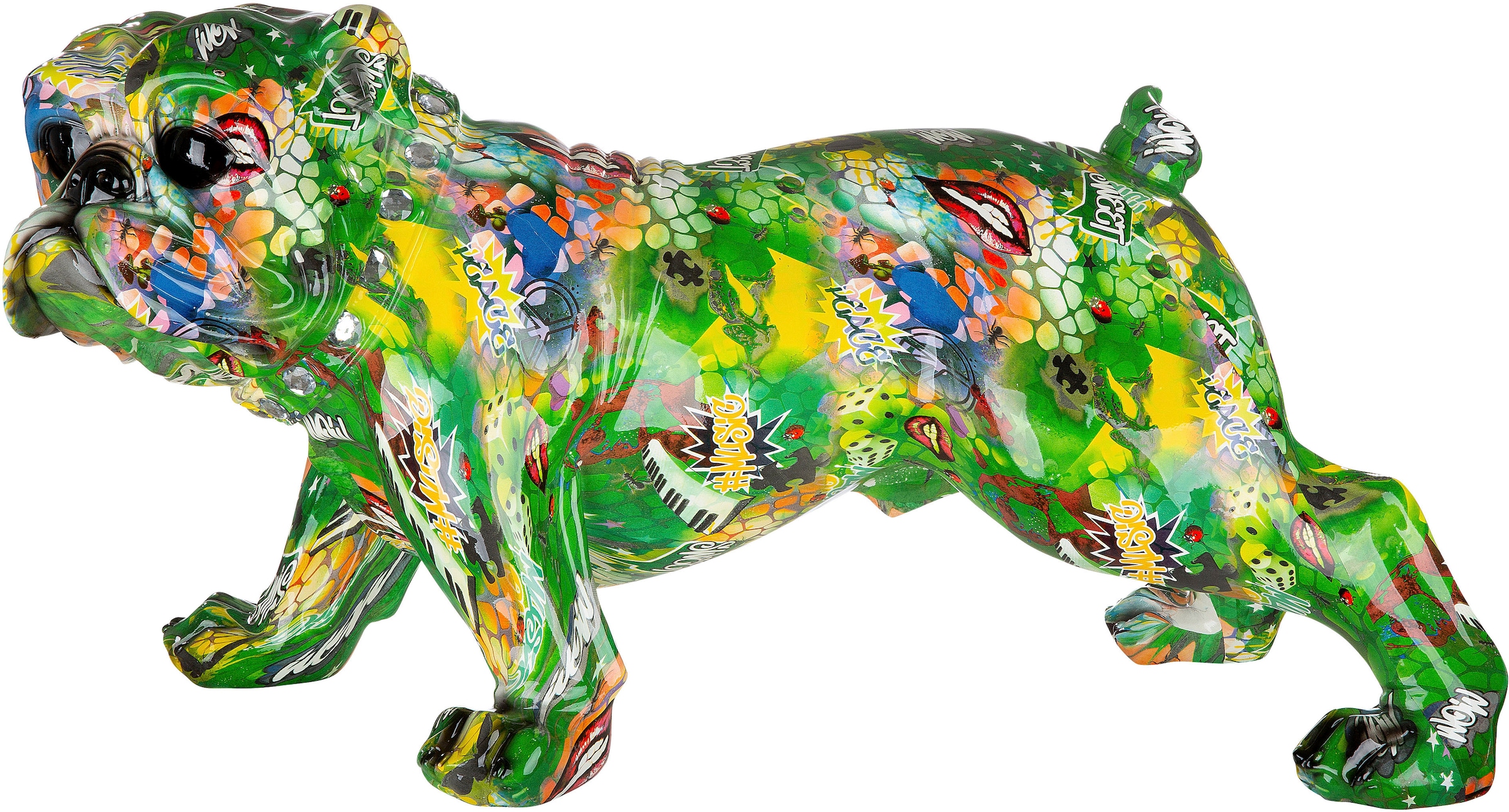 Casablanca by Gilde Tierfigur »XL Bulldogge Street Art«, Graffiti-Design