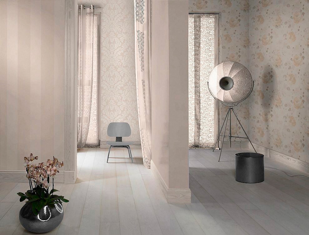 Rasch Vinyltapete »Best of Florentine«, uni-Strukturmuster