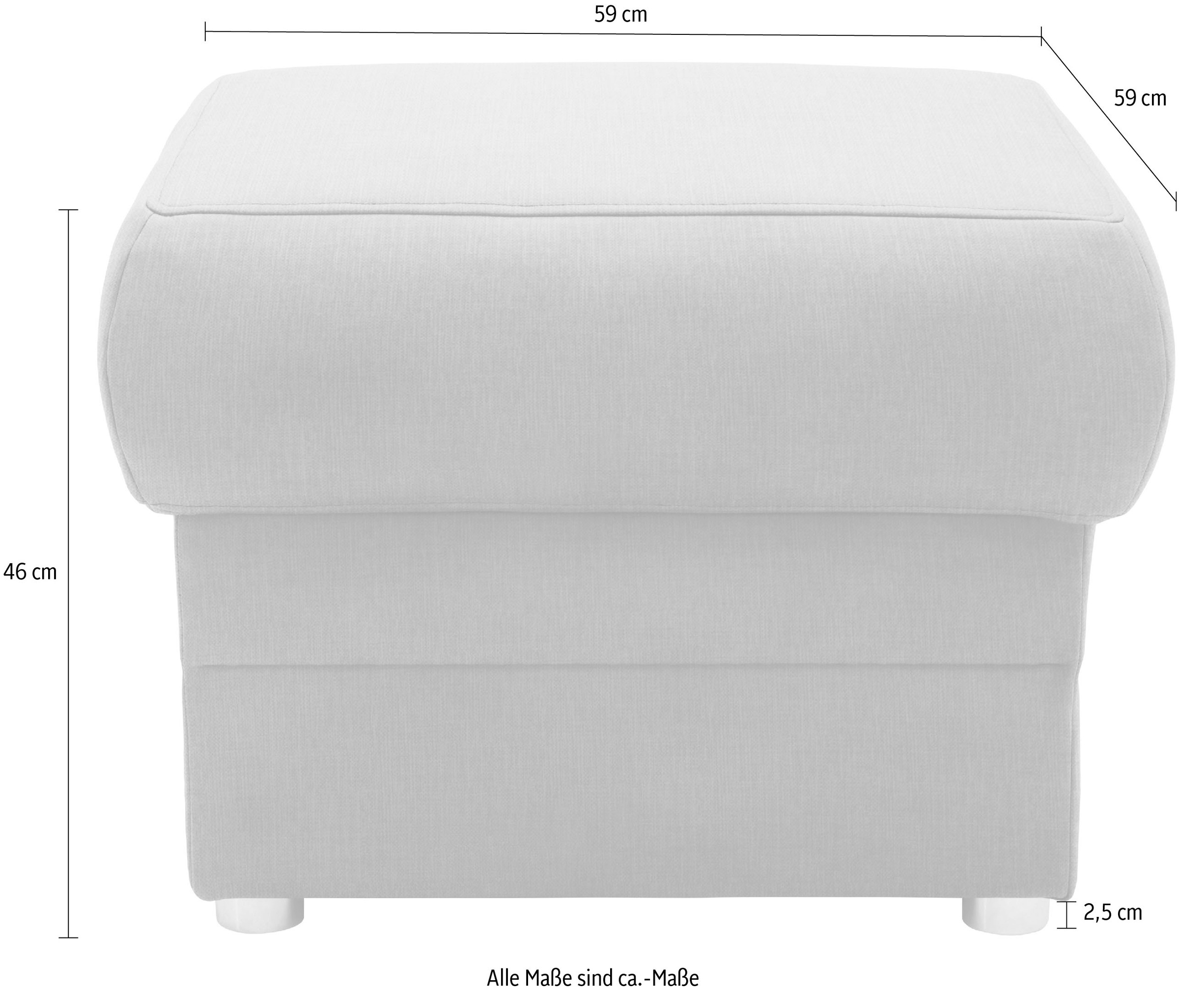 DOMO collection Hocker »Pina, kompakt und bequem«, Passender Hocker zur Serie