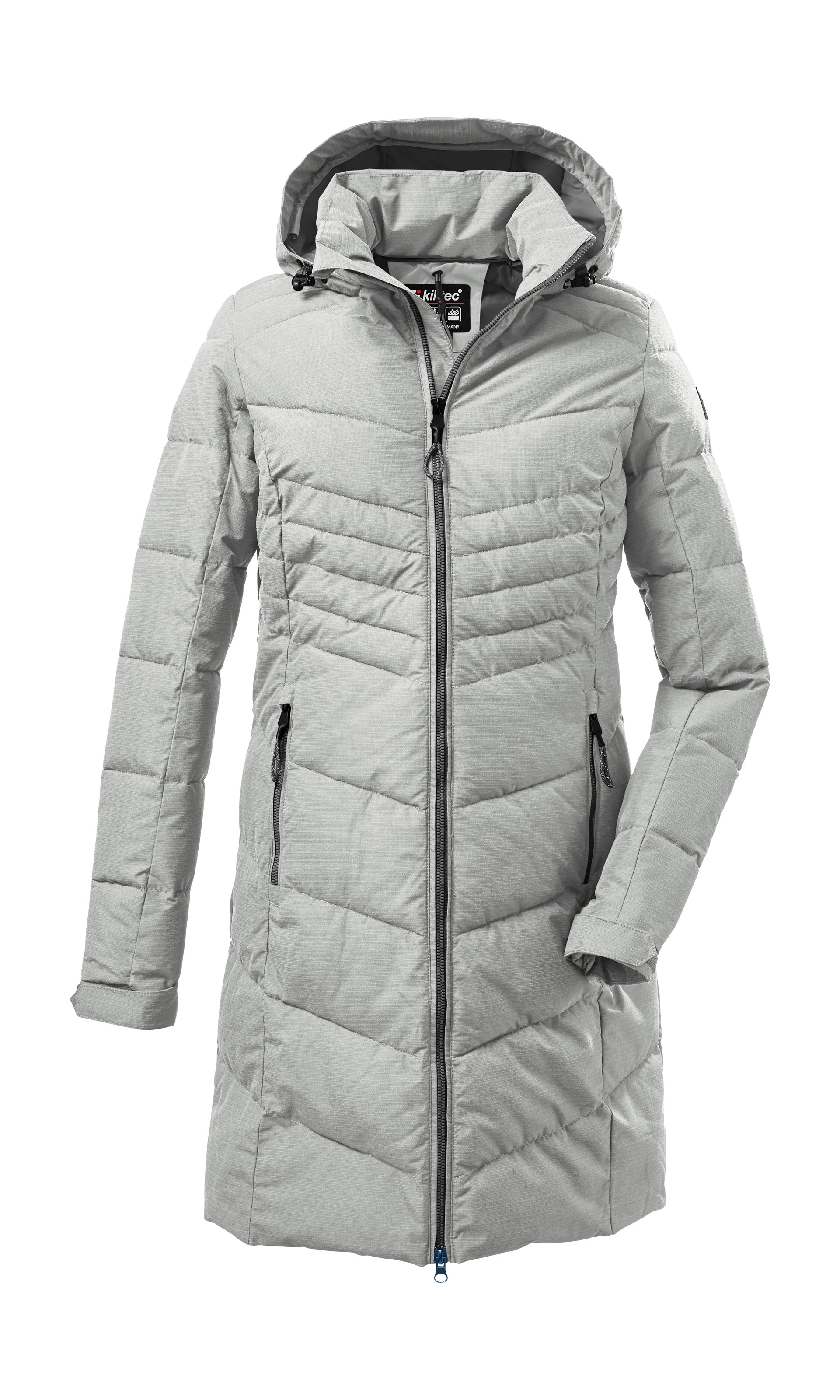 Killtec Steppmantel »KOW 150 WMN QLTD PRK« Wasserabweisender Parka mit 2-Wege-Reissverschluss und Kapuze
