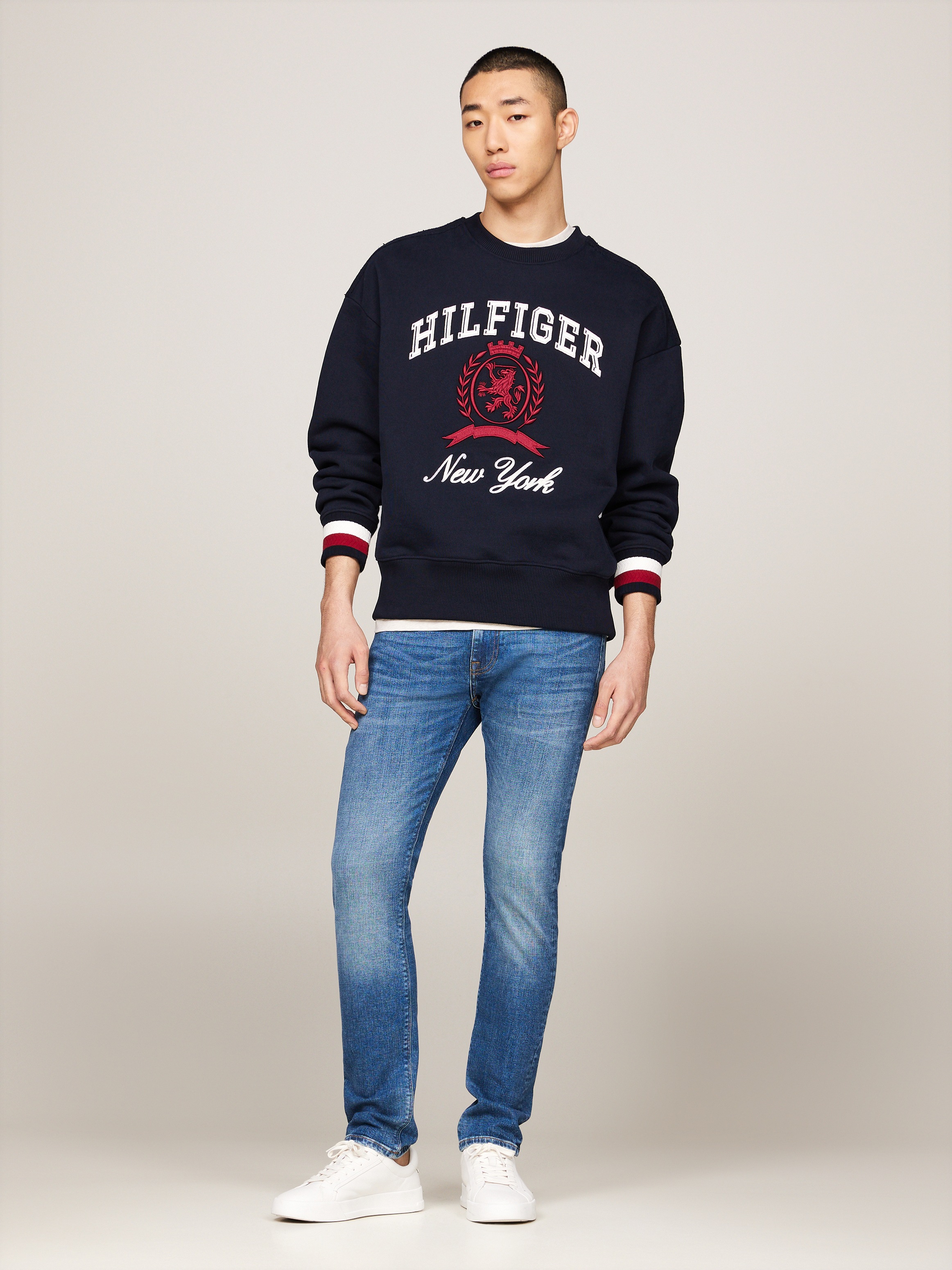 Tommy Hilfiger Slim-fit-Jeans »SLIM BLEECKER PSTR CROW BLACK«