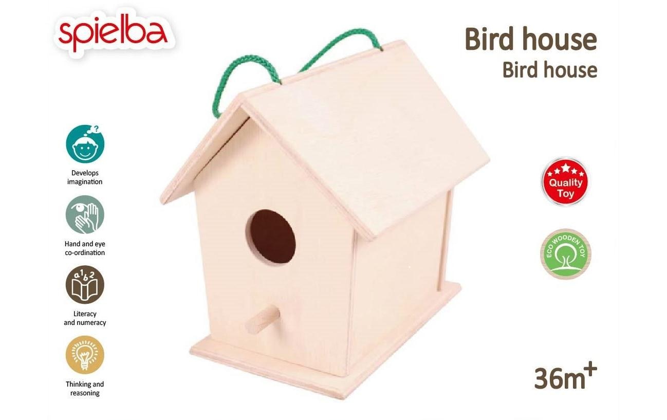 Spielba Lernspielzeug »Vogelhaus zum Bemalen«