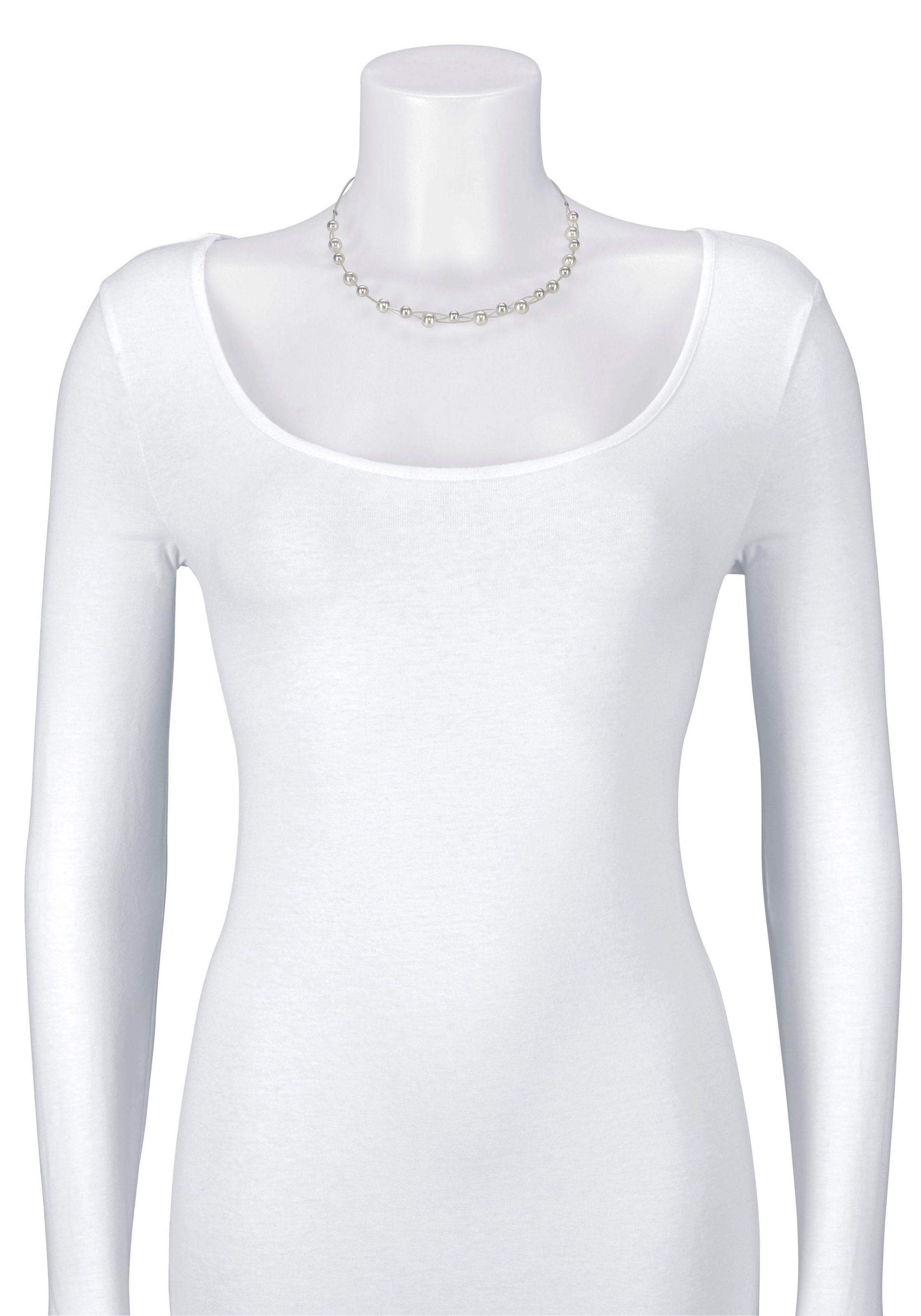 Firetti Collier "Drahtcollier, 3 reihig" mit Glasperle