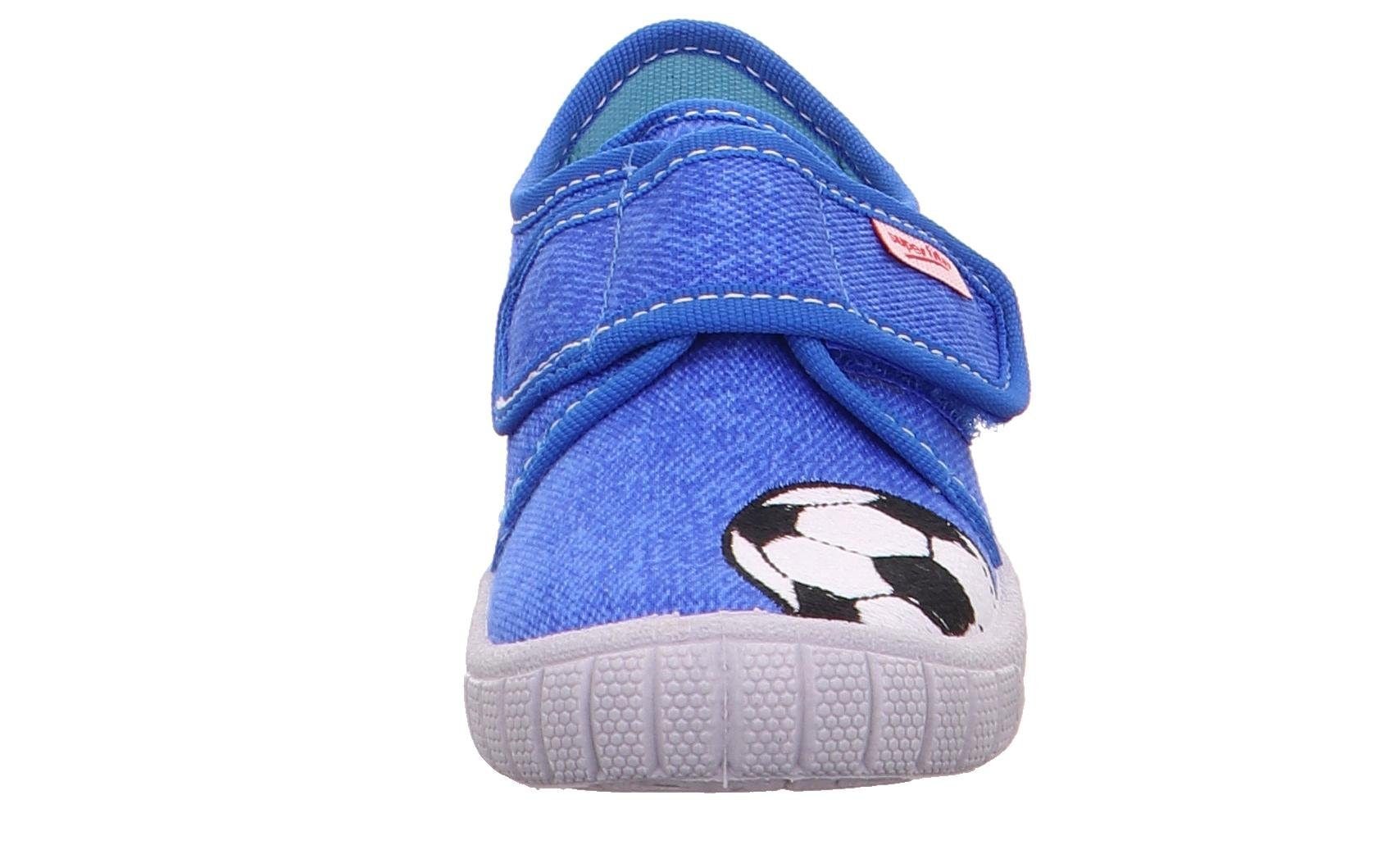 Superfit Hausschuh »Bill WMS: Mittel«, Kindergarten Schuh im Jeans-Look, Grössenschablone zum Download