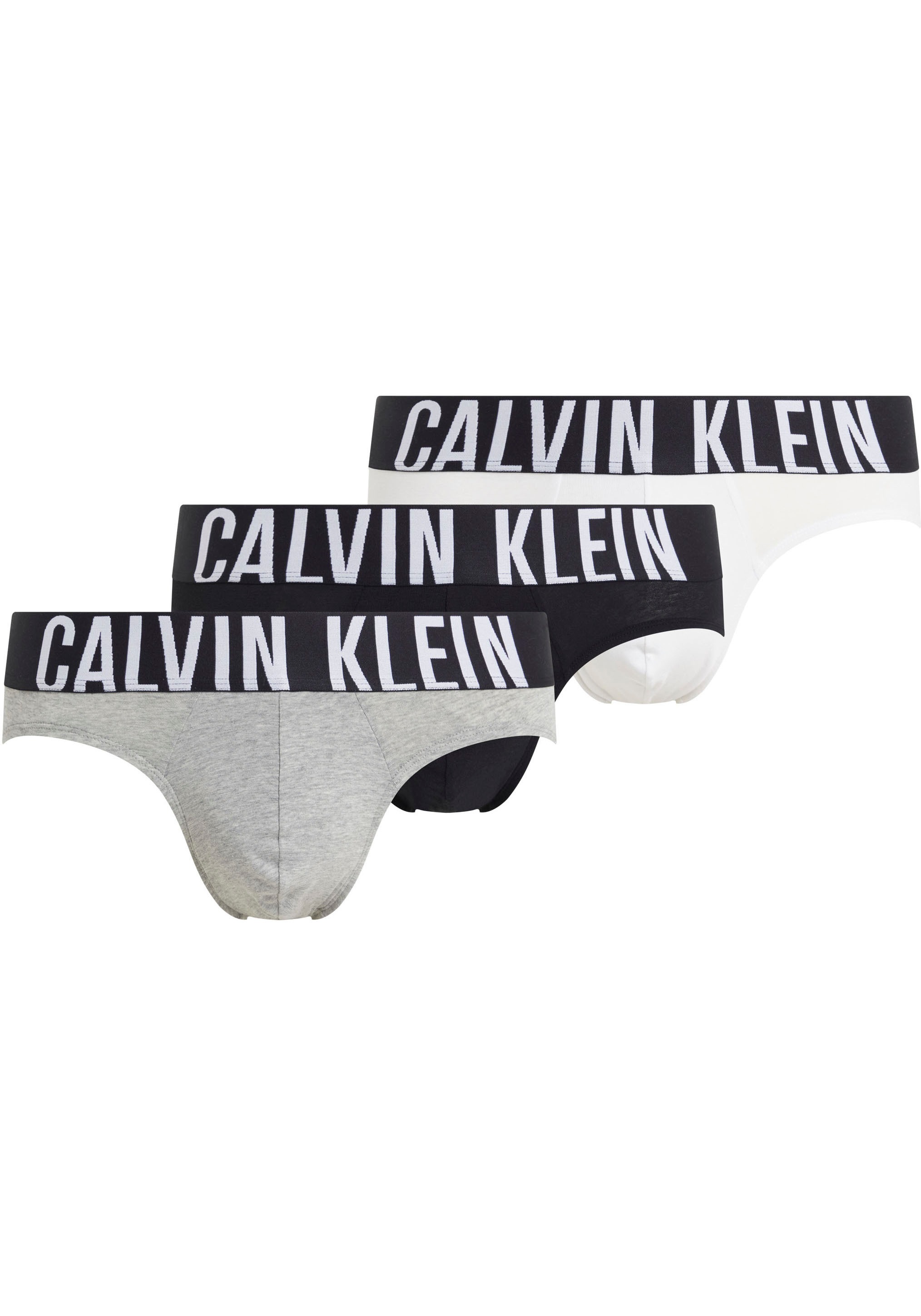 Calvin Klein Underwear Hipster »HIP BRIEF 3PK« Packung, 3er, 3 Stk. mit Logo-Stretchbund