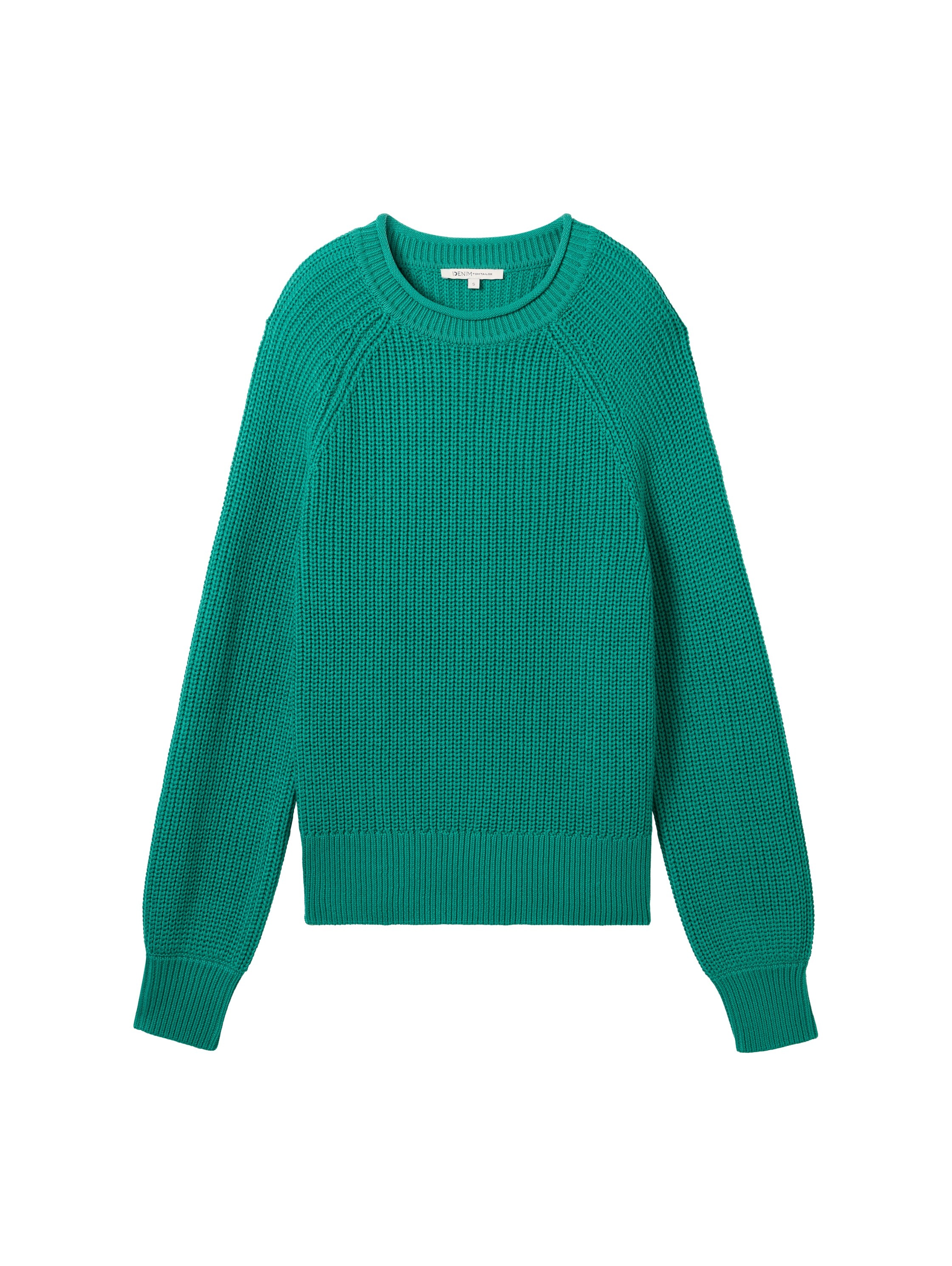 TOM TAILOR Denim Strickpullover, mit Strick-Struktur