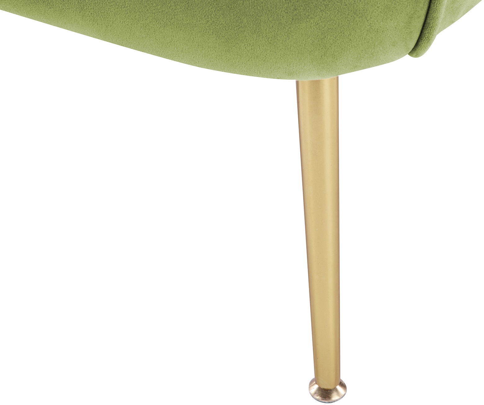 Kayoom Sessel »Loulan 125, gemütlicher Cocktail-Sessel, edler Samtbezug«, (1 St.), Cocktail-Sessel, Rückenlehne mit Ziernaht, Metallbeine in Goldfarben